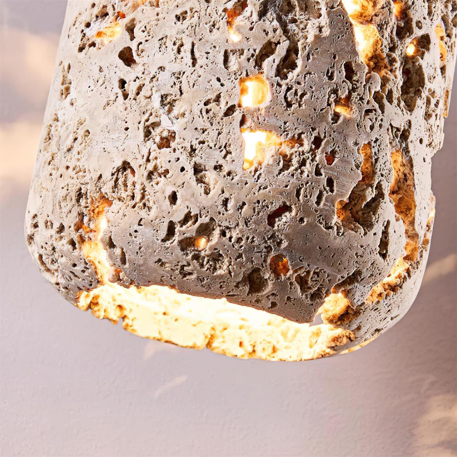 Eryno Concrete Travertine Pendant Light - Neutralighting