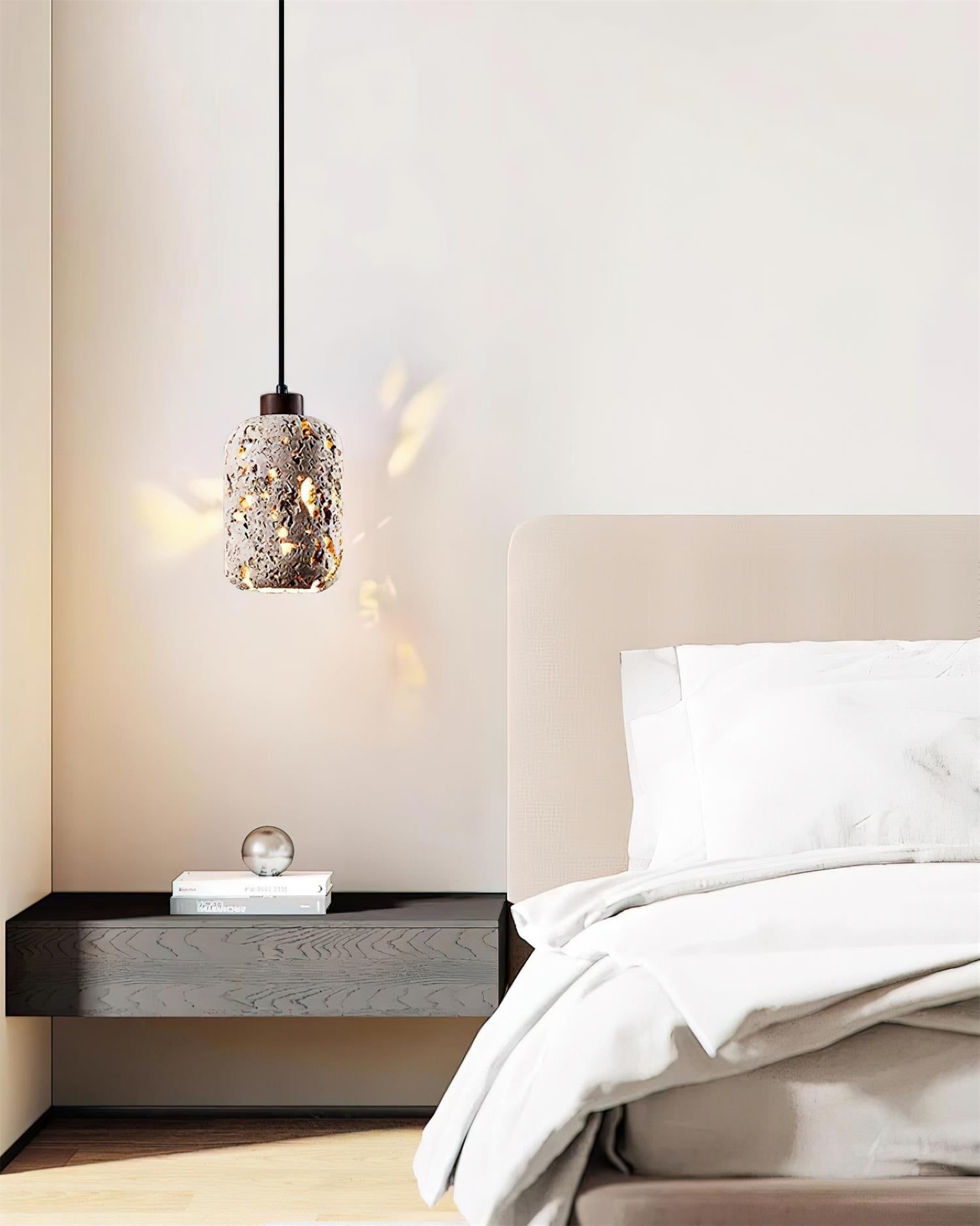 Eryno Concrete Travertine Pendant Light - Neutralighting