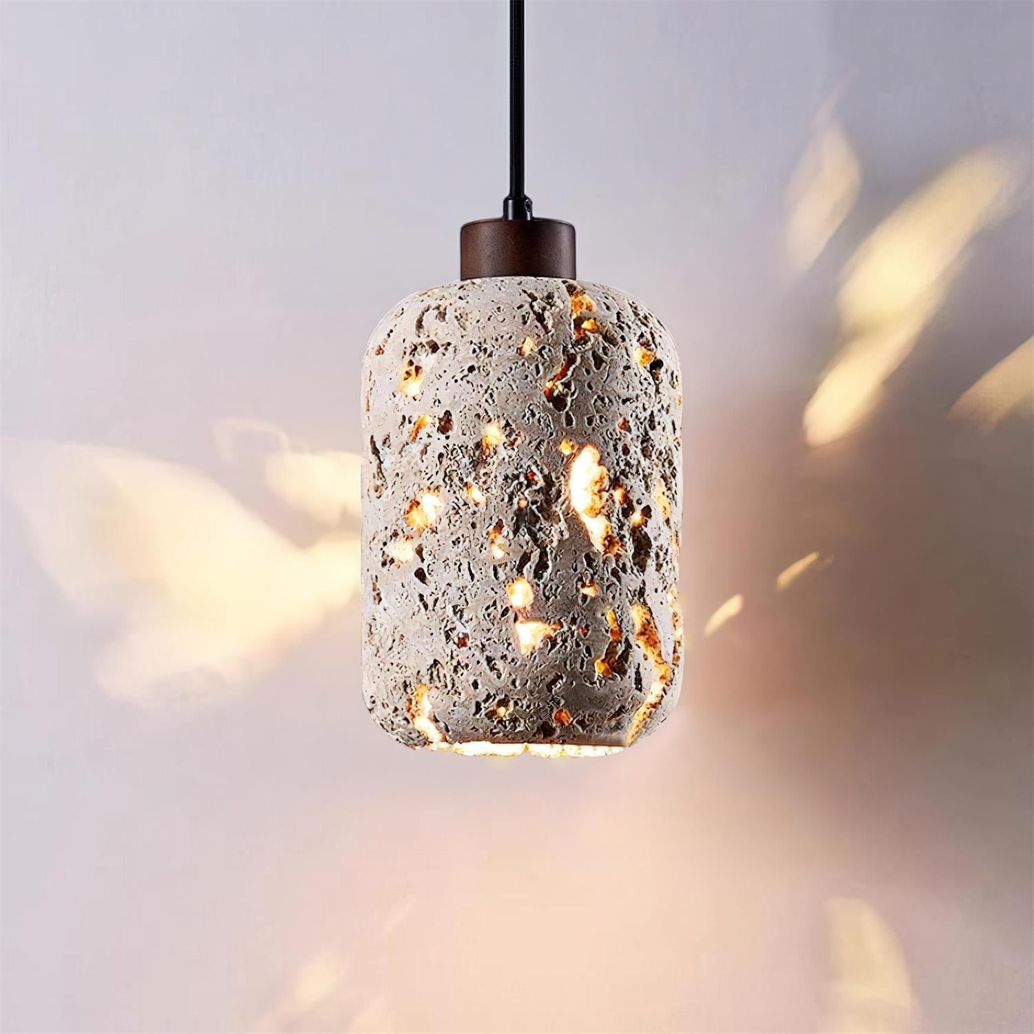 Eryno Concrete Travertine Pendant Light - Neutralighting