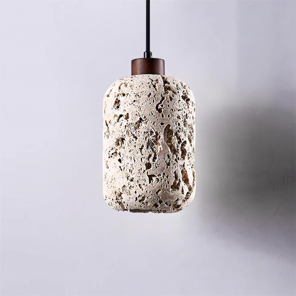 Eryno Concrete Travertine Pendant Light - Neutralighting