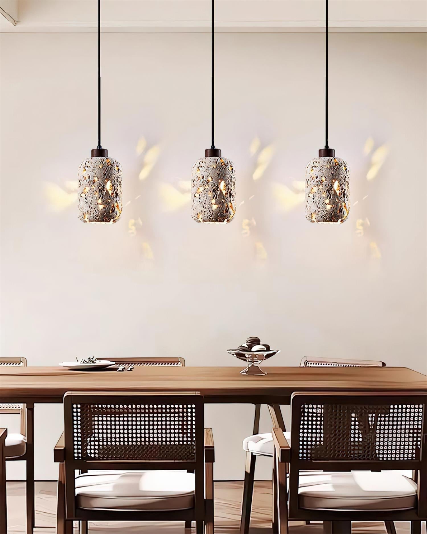 Eryno Concrete Travertine Pendant Light - Neutralighting