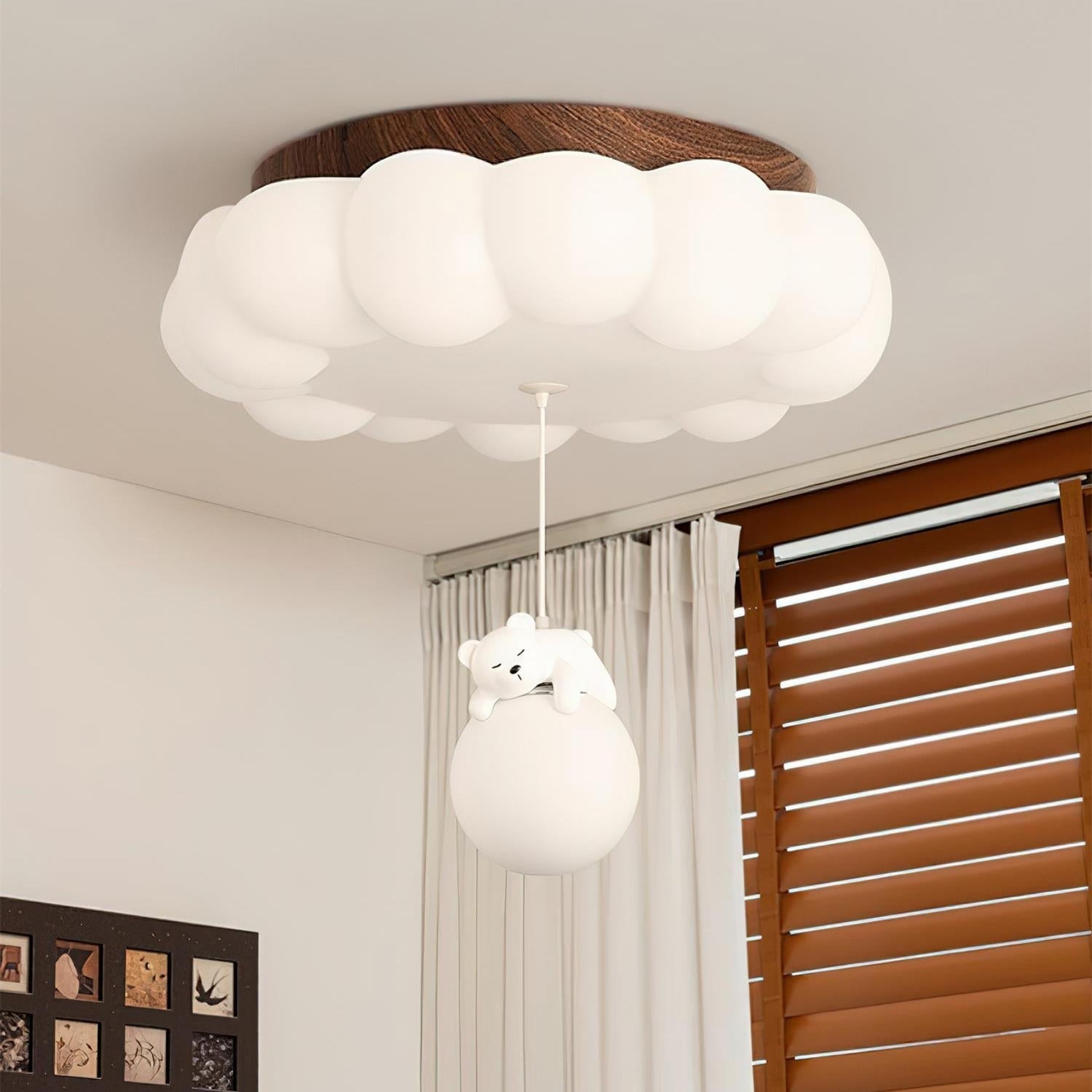 Quen Cute Cake Bear Ceiling Light - Neutralighting