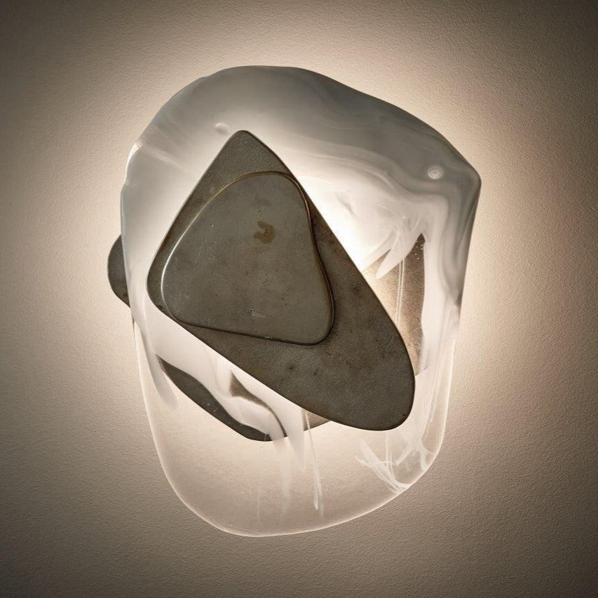 Beatrice Artistic Black Glass Wall Lamp - Neutralighting