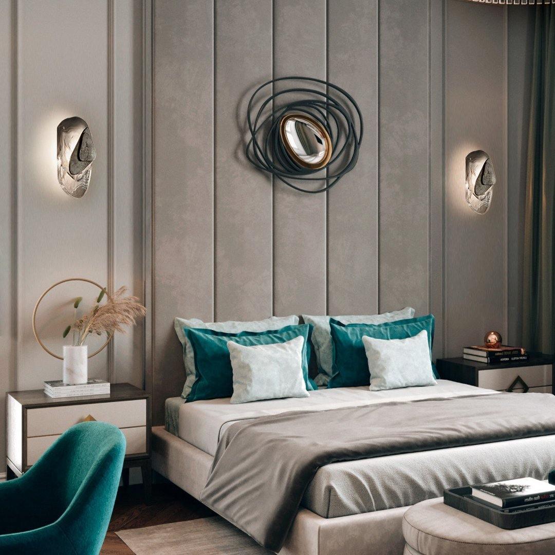 Beatrice Artistic Black Glass Wall Lamp - Neutralighting
