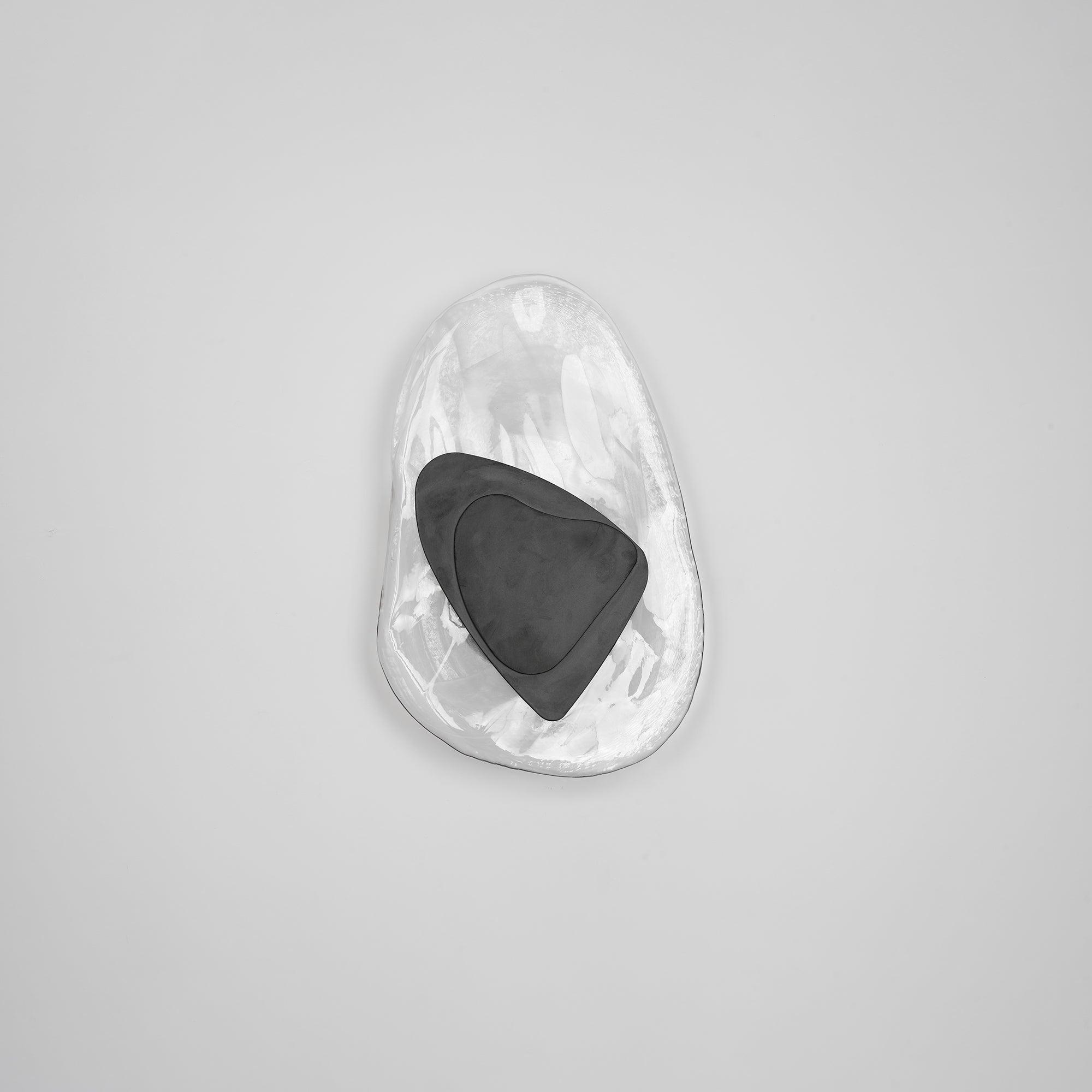 Beatrice Artistic Black Glass Wall Lamp - Neutralighting
