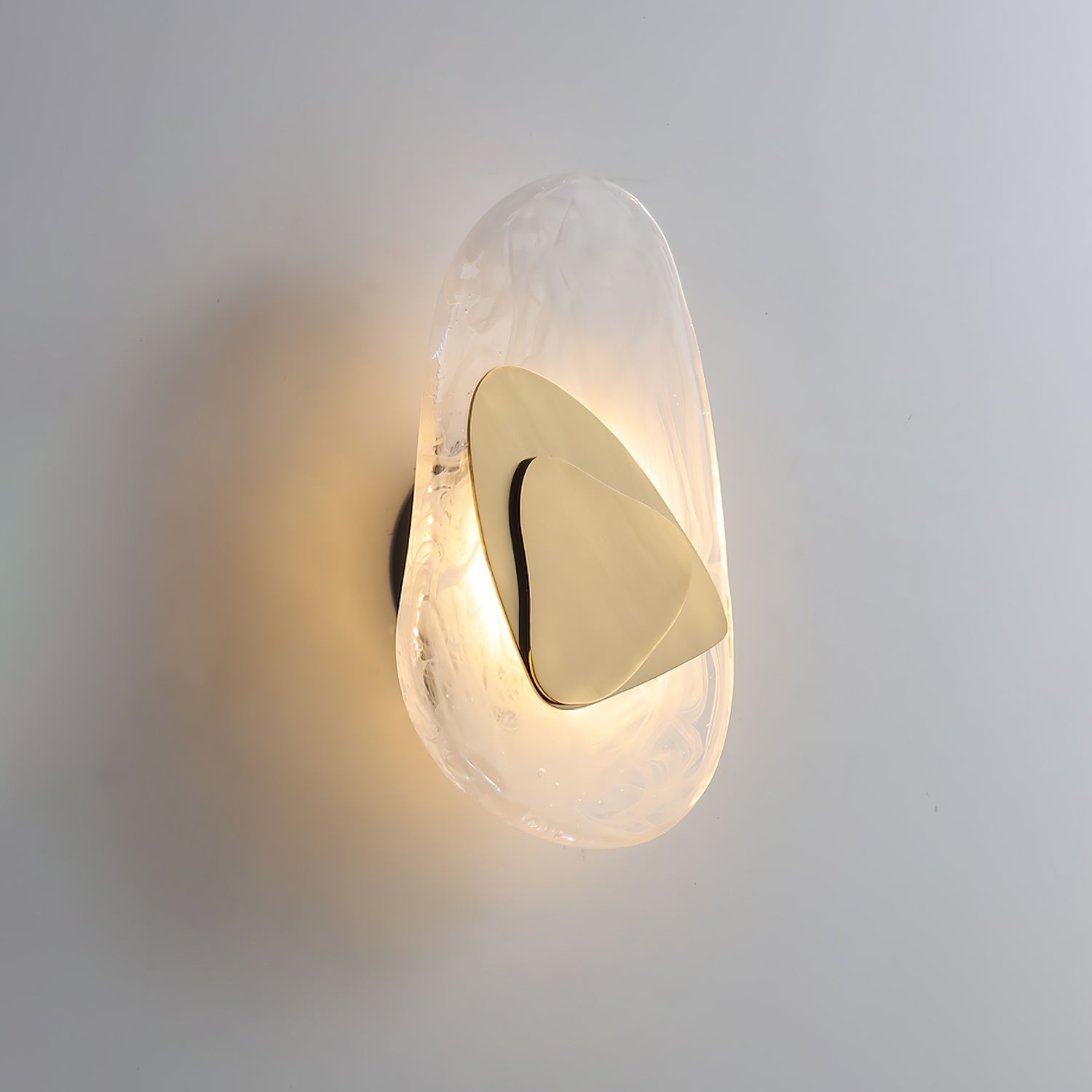 Beatrice Artistic Black Glass Wall Lamp - Neutralighting