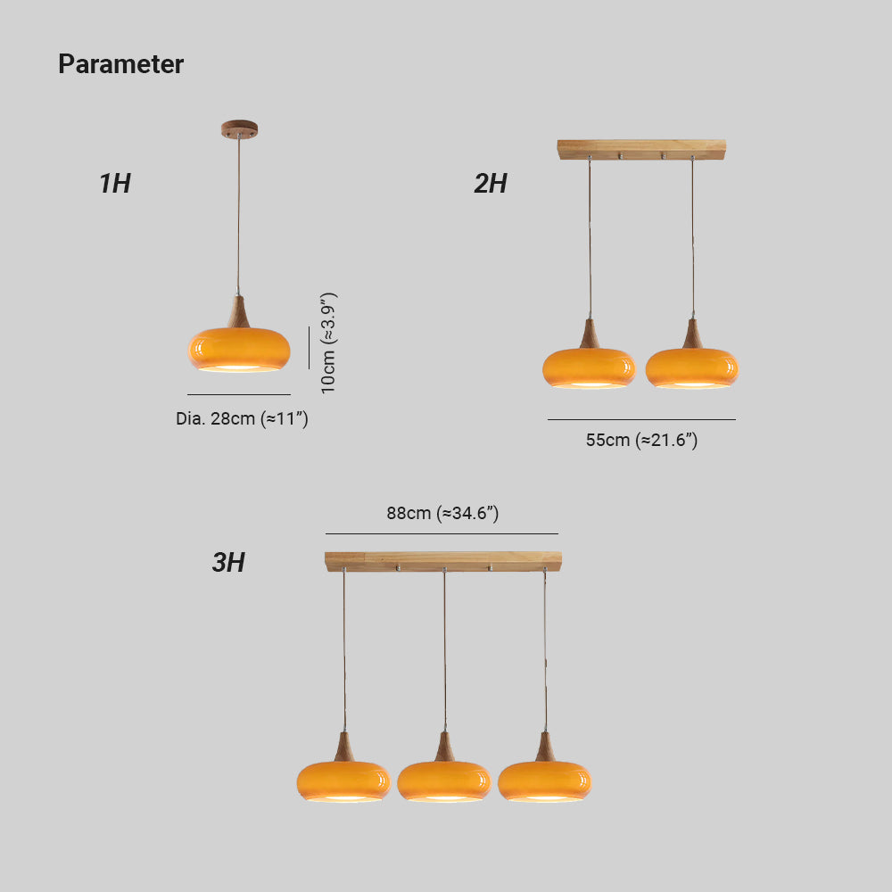 Charlotte Pendant Light Wood