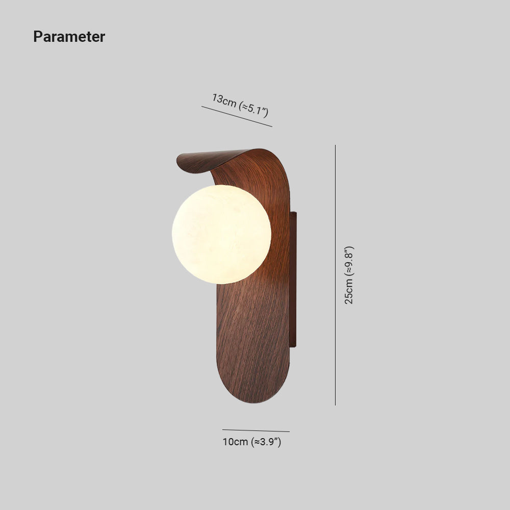 Exuro Indoor Wall Lamp Wood / Walnut - Neutralighting