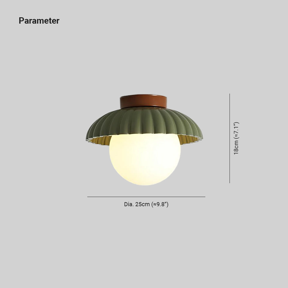 Scallop Glow Flush Mount Ceiling Light - Neutralighting