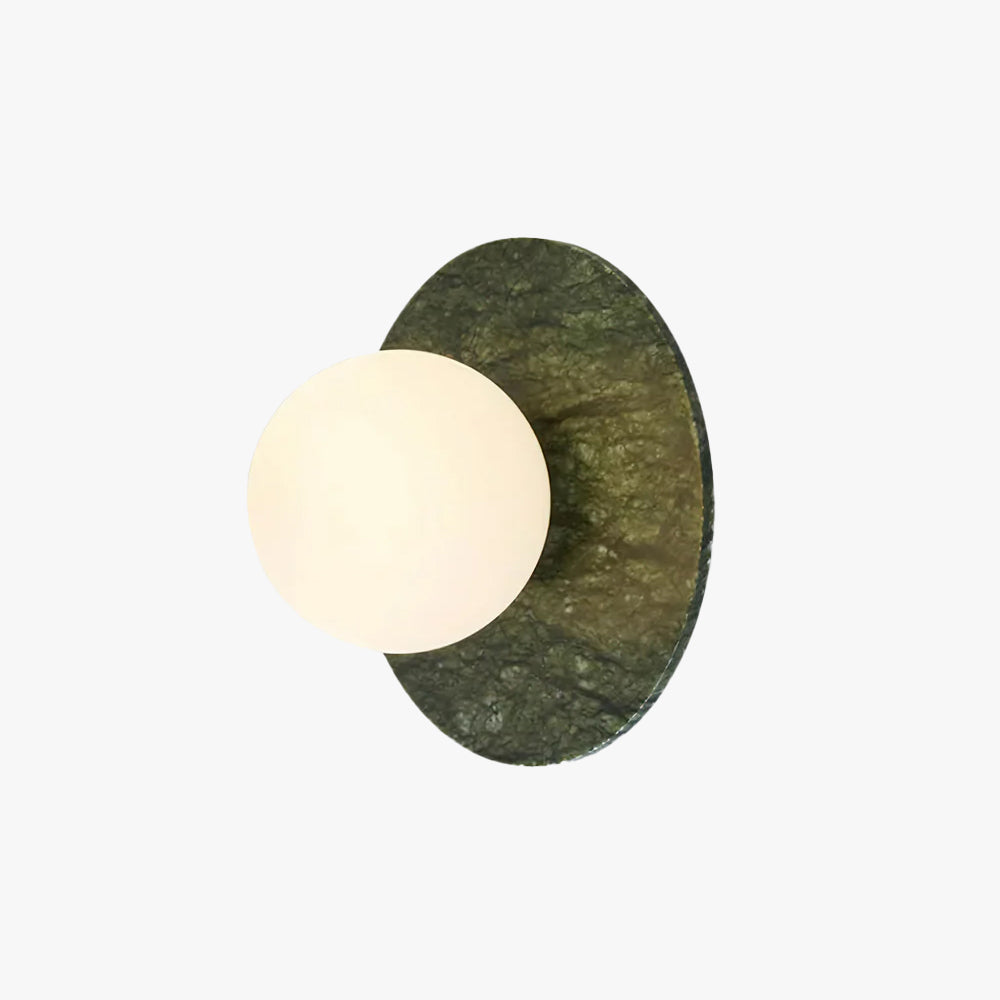 Enox Minimalist Globe Marble Wall Lamp