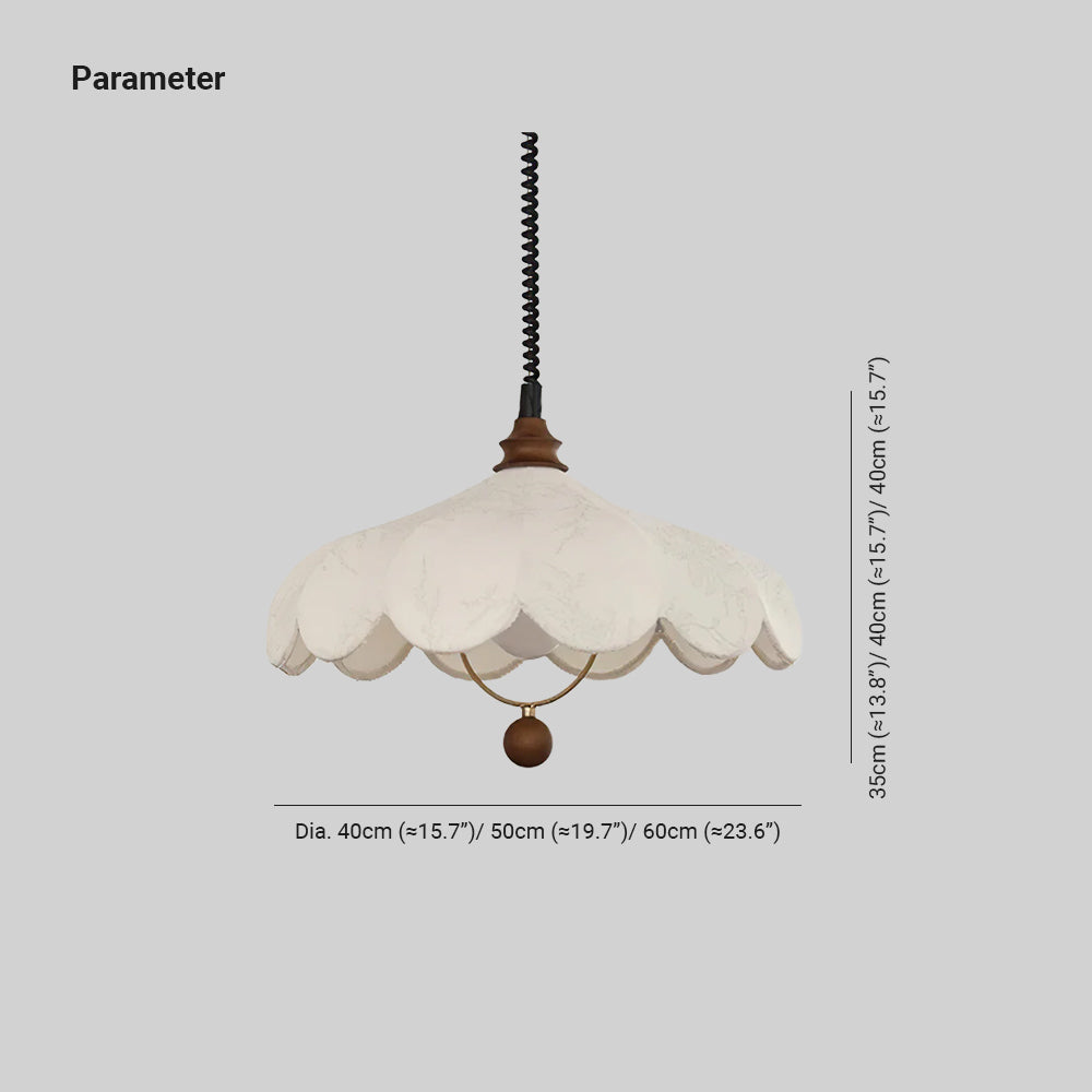 Hana Pendant Light Vintage Floral - Neutralighting