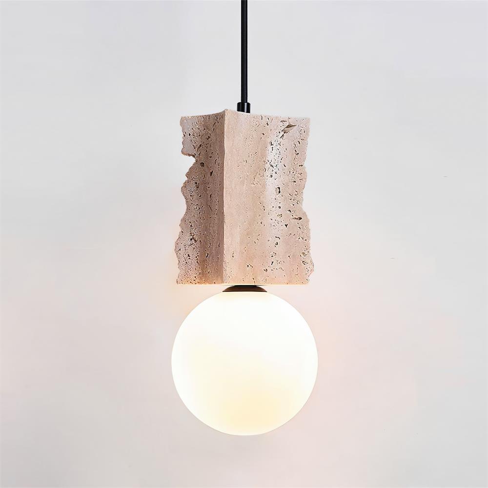 Ritta Irregulate Pendant Light Travertine - Neutralighting