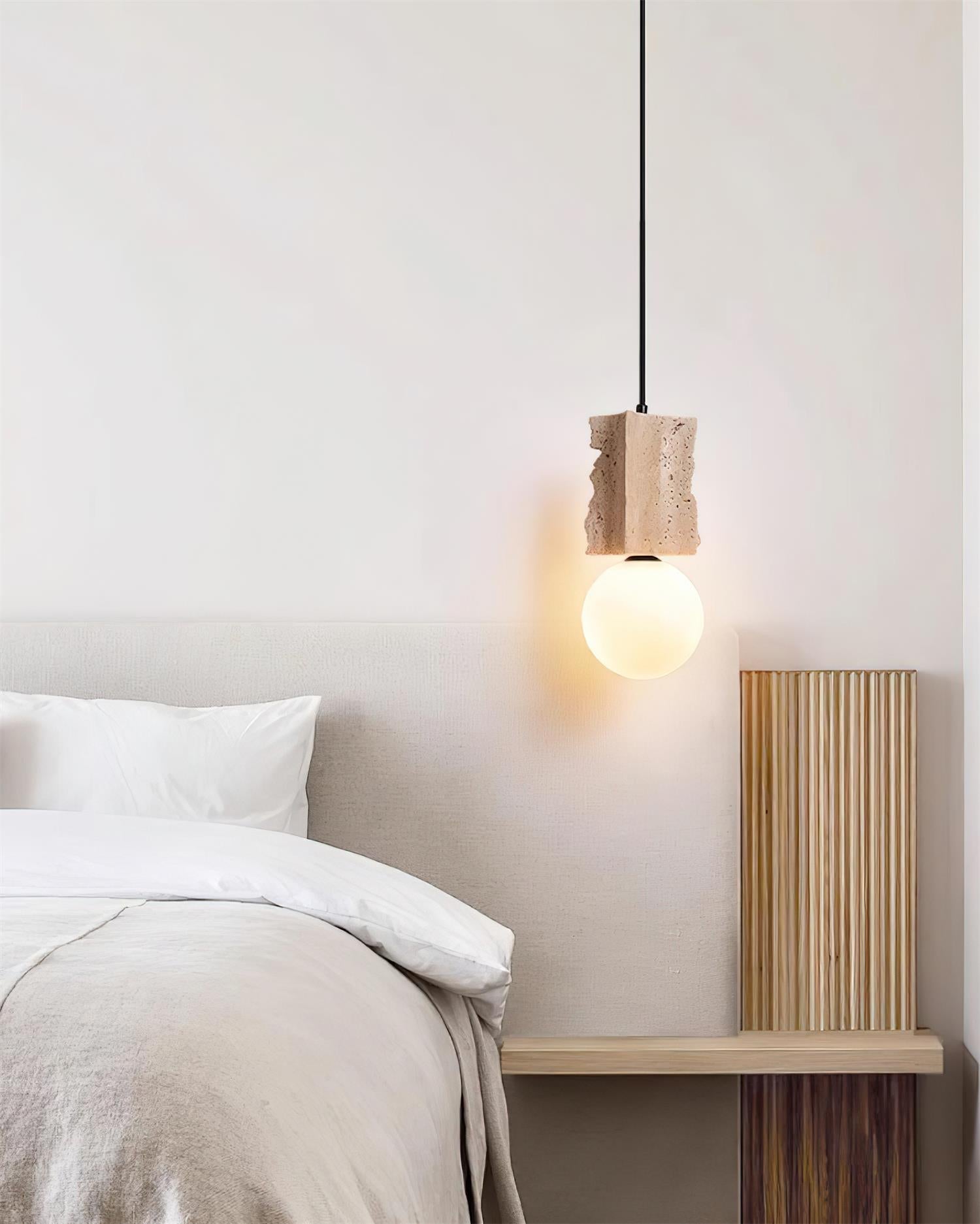 Ritta Irregulate Pendant Light Travertine - Neutralighting