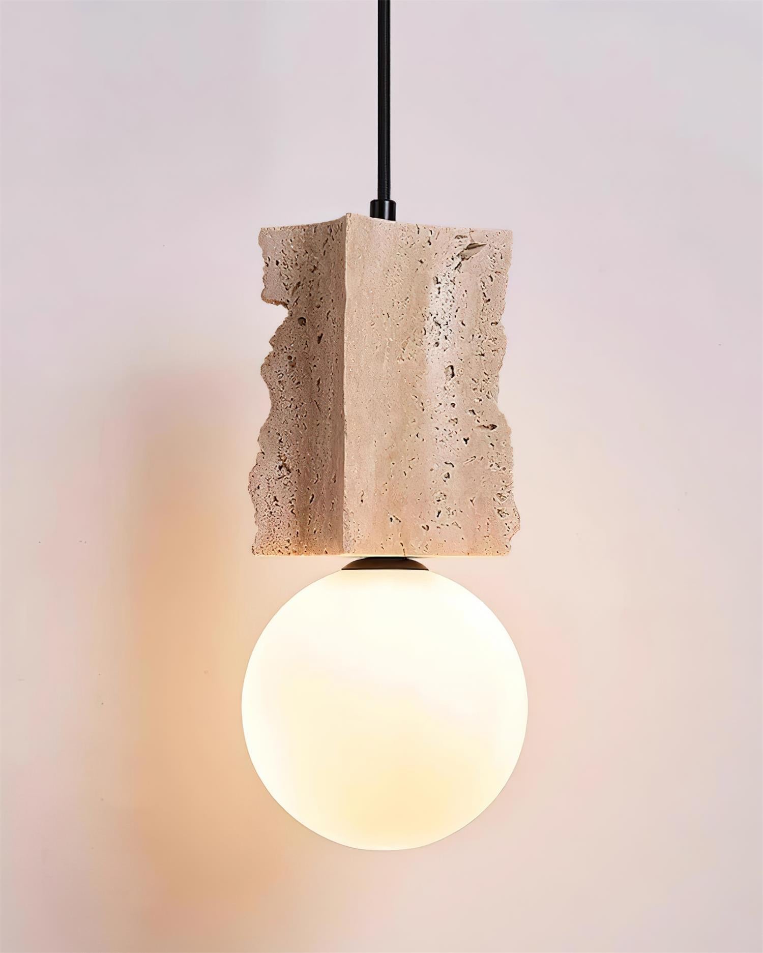 Ritta Irregulate Pendant Light Travertine - Neutralighting