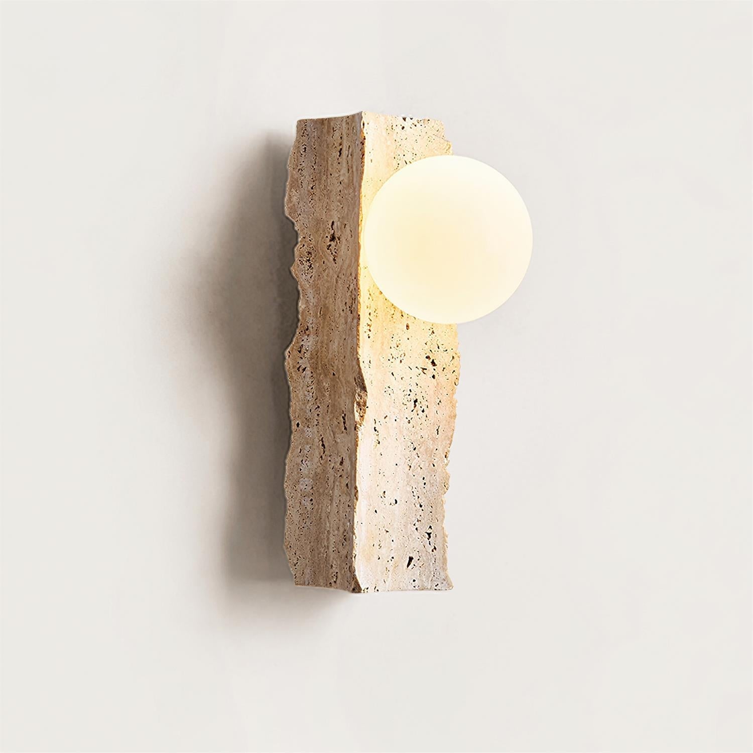 Obrio Travertine Wall Lamp - Neutralighting