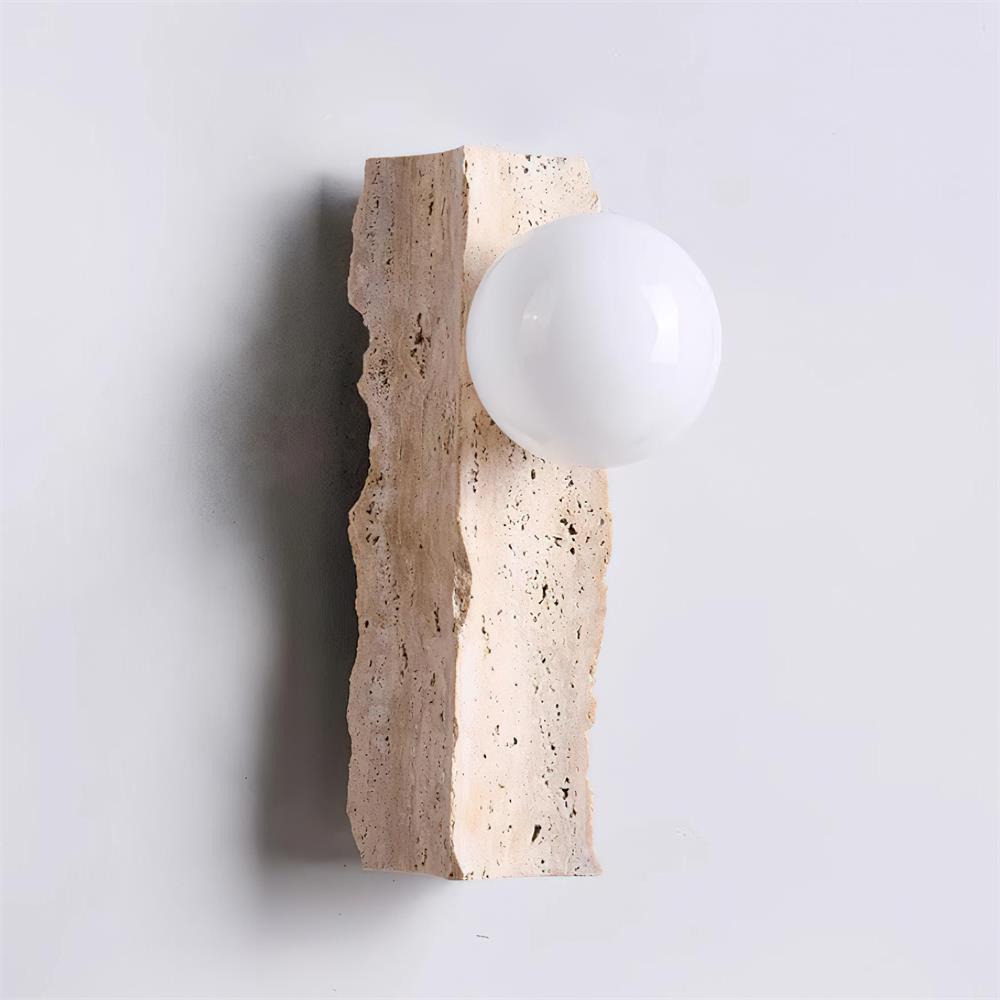 Obrio Travertine Wall Lamp - Neutralighting