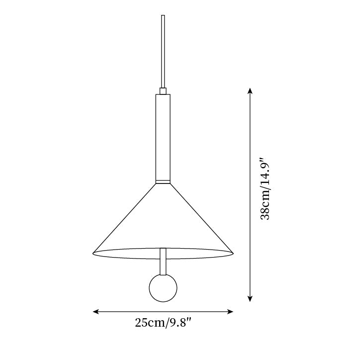 Veyra Cone Pendant Light - Neutralighting
