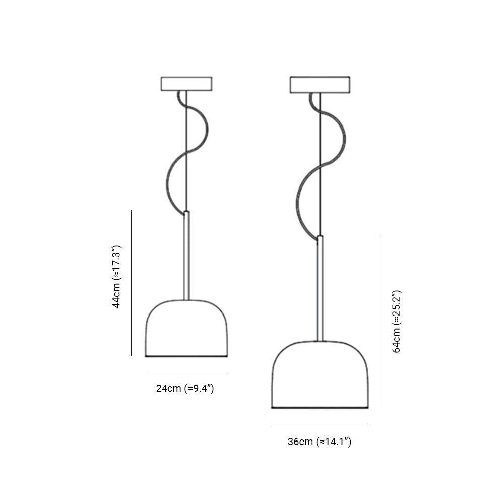Valentina Pendant Light, DIA 24/36CM - Neutralighting