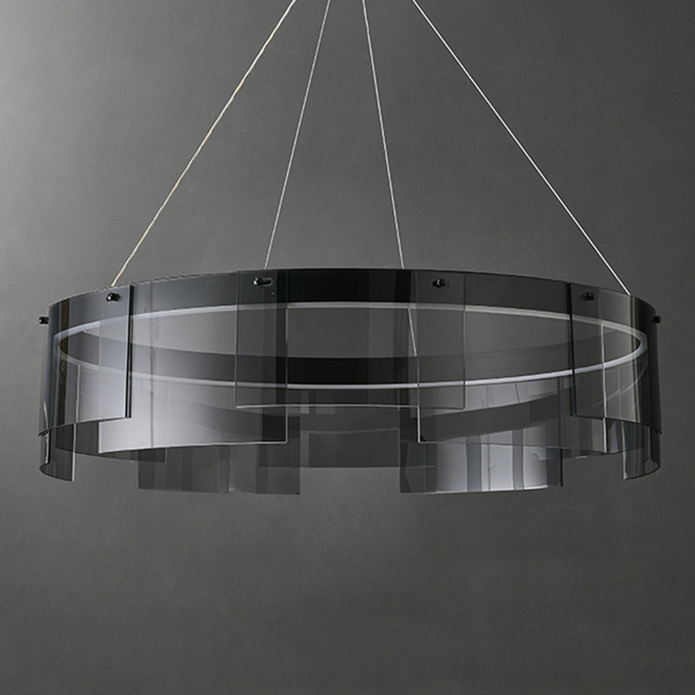 Arisha Modern Ring Metal Pendant Light, Black - Neutralighting