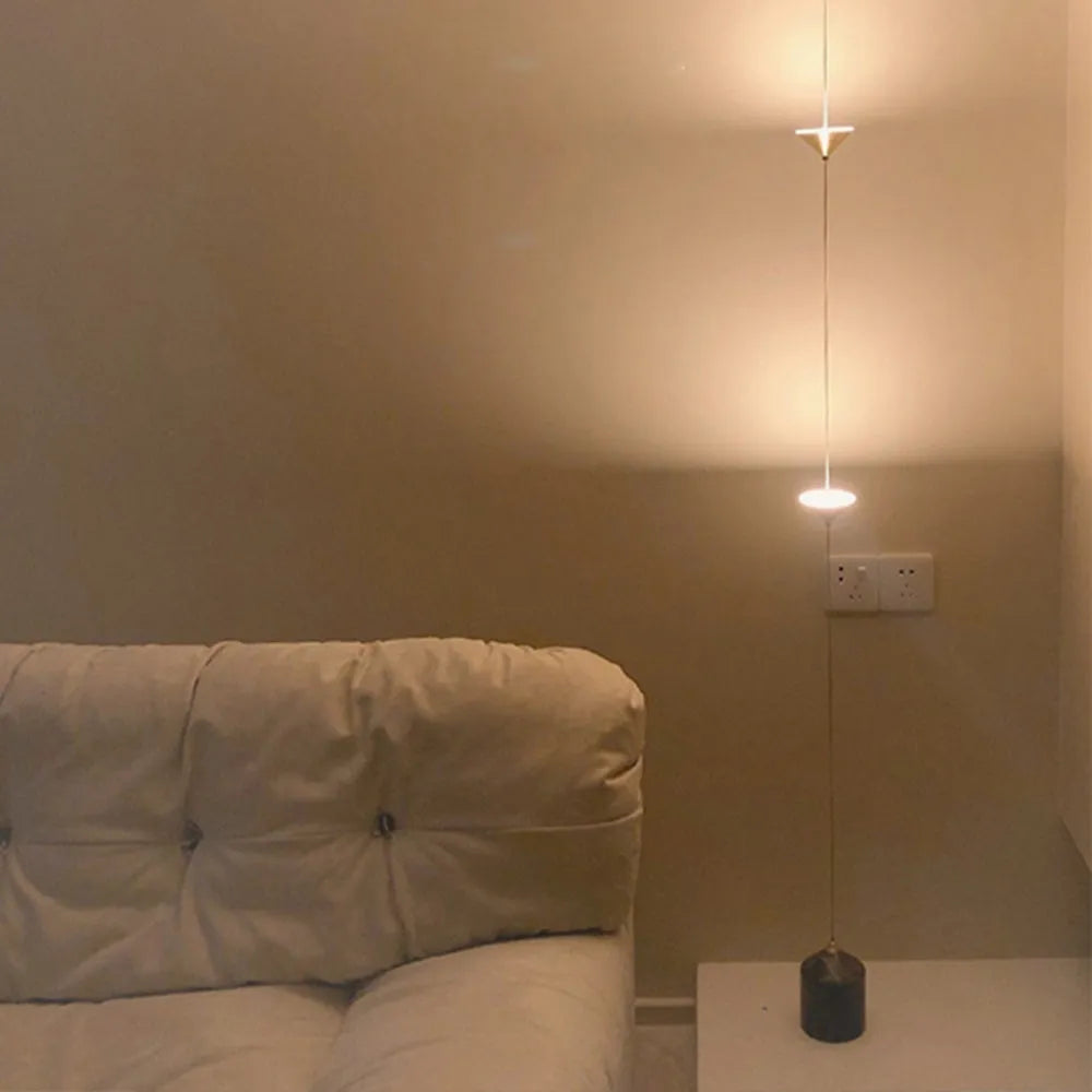 Arisha Full-Length Minimalist Linear Floor Lamp, 3 Bulbs - Neutralighting