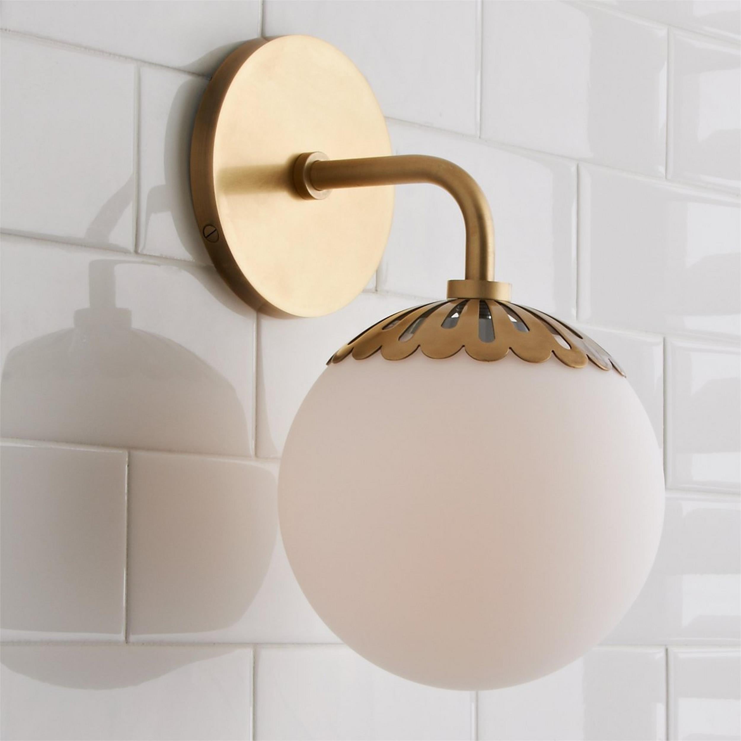 Valentina Globe Glass Wall Lamp - Neutralighting