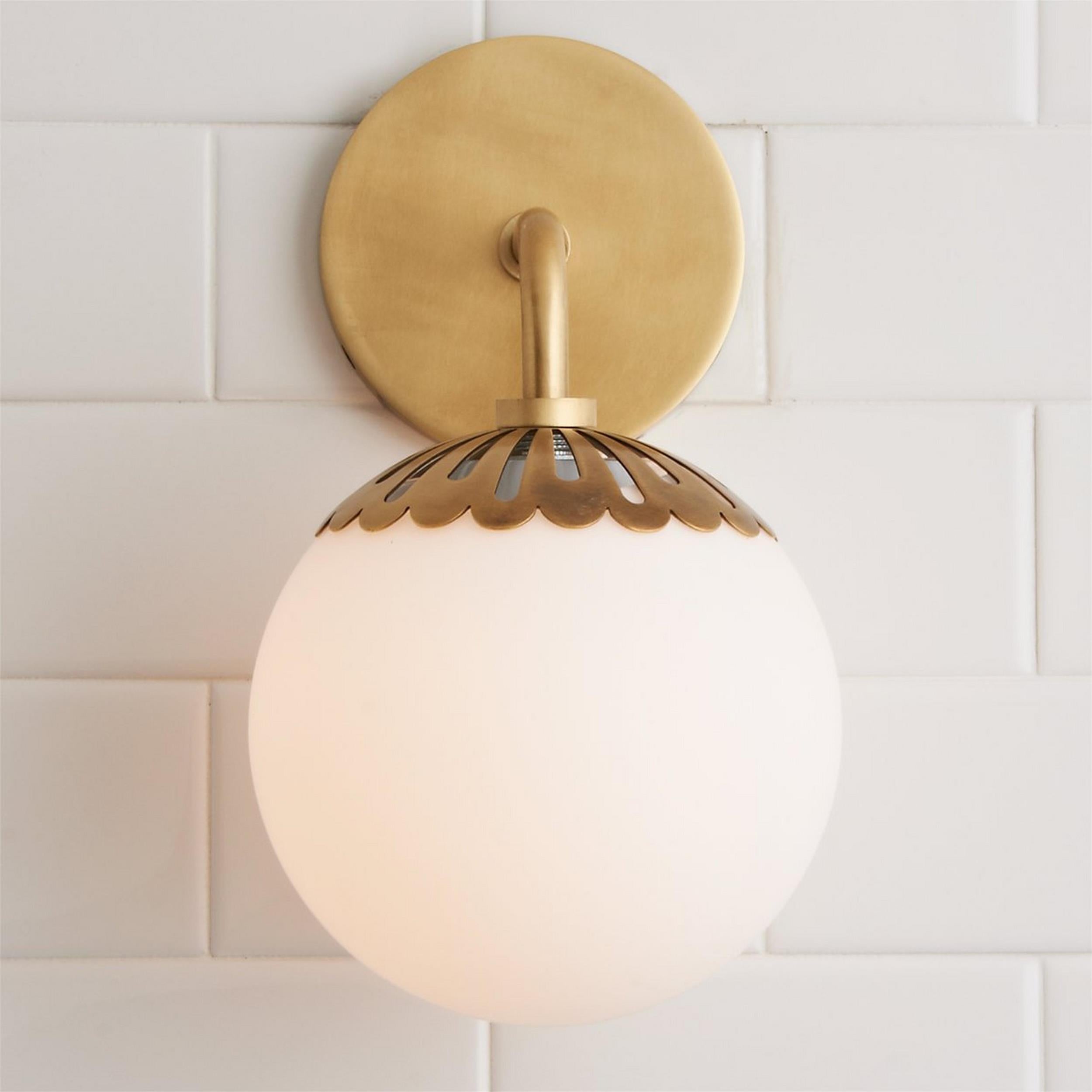 Valentina Globe Glass Wall Lamp - Neutralighting