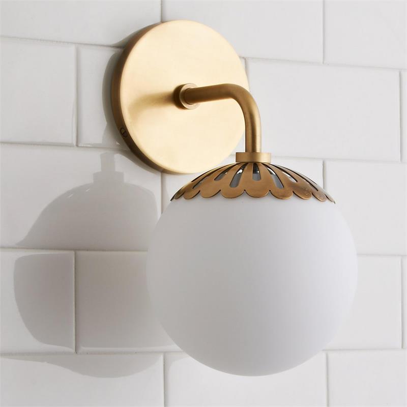 Valentina Globe Glass Wall Lamp - Neutralighting