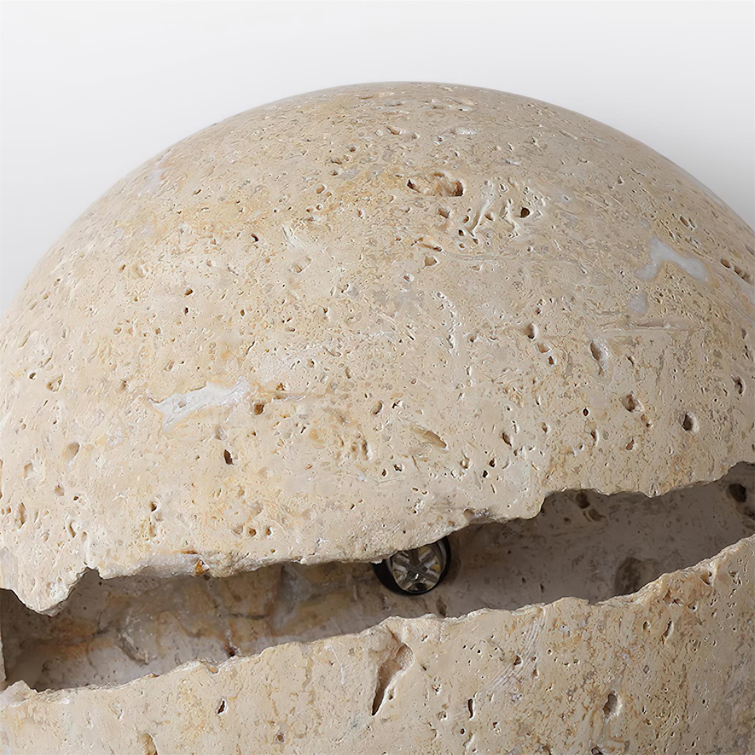 Dinosaur Egg Travertine Wall Lamp - Neutralighting