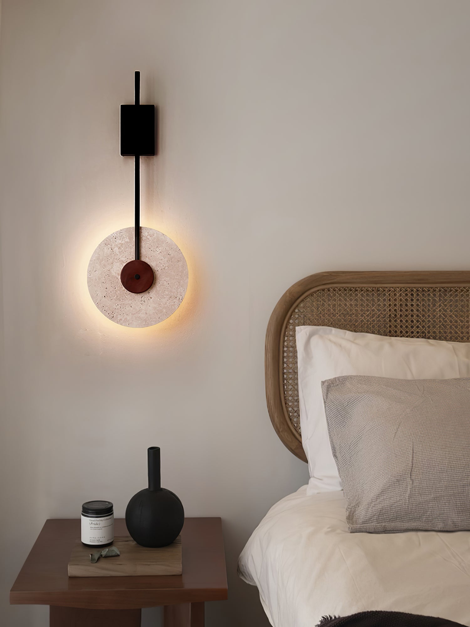 Elysia Travertine Wall Light - Neutralighting