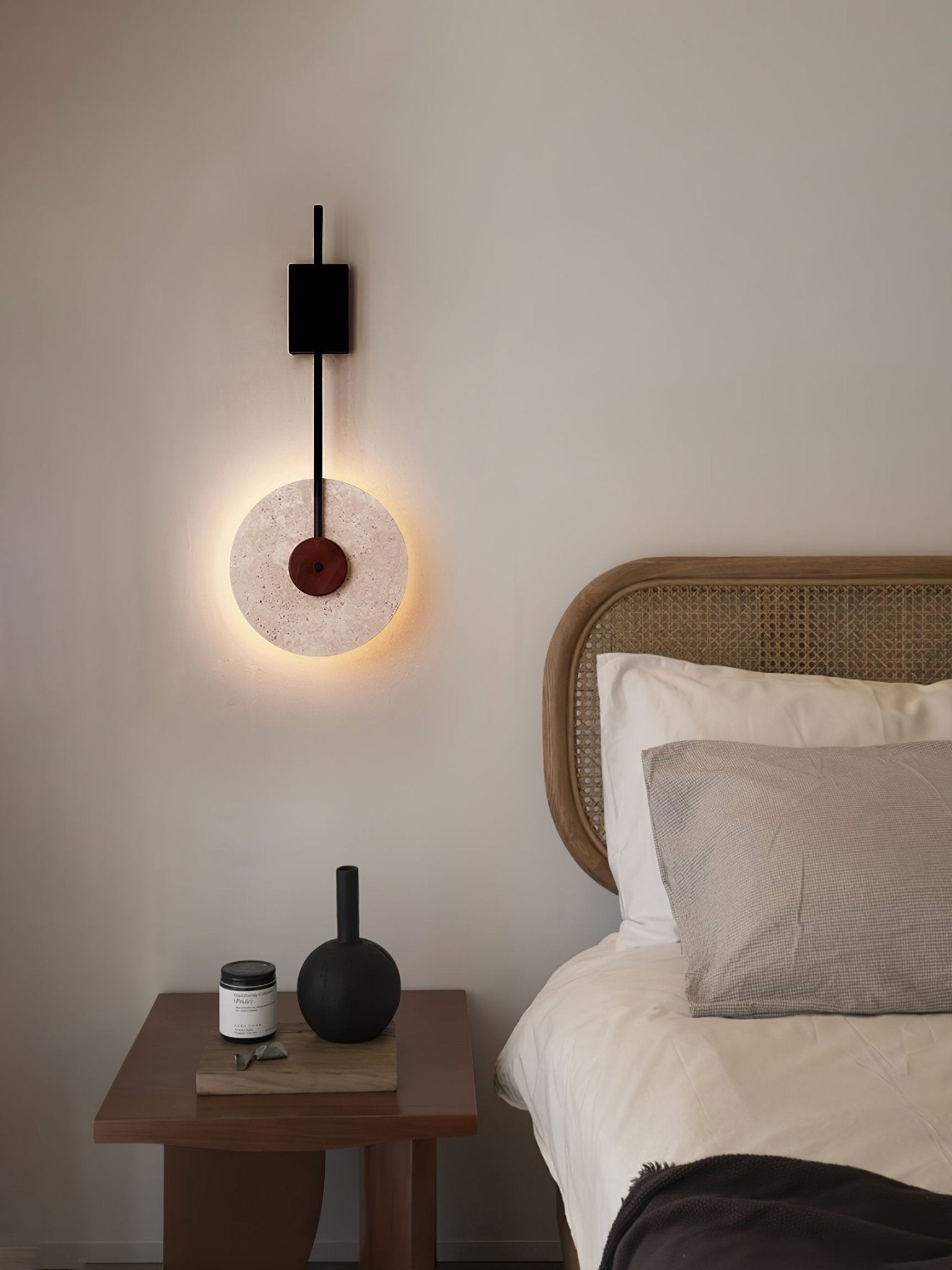 Elysia Travertine Wall Light - Neutralighting