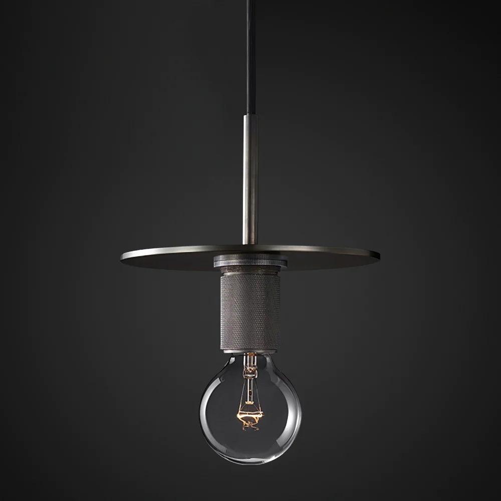 Pendant Lamp Brass Minimalist Metal Fixture for Dining or Kitchen - Neutralighting