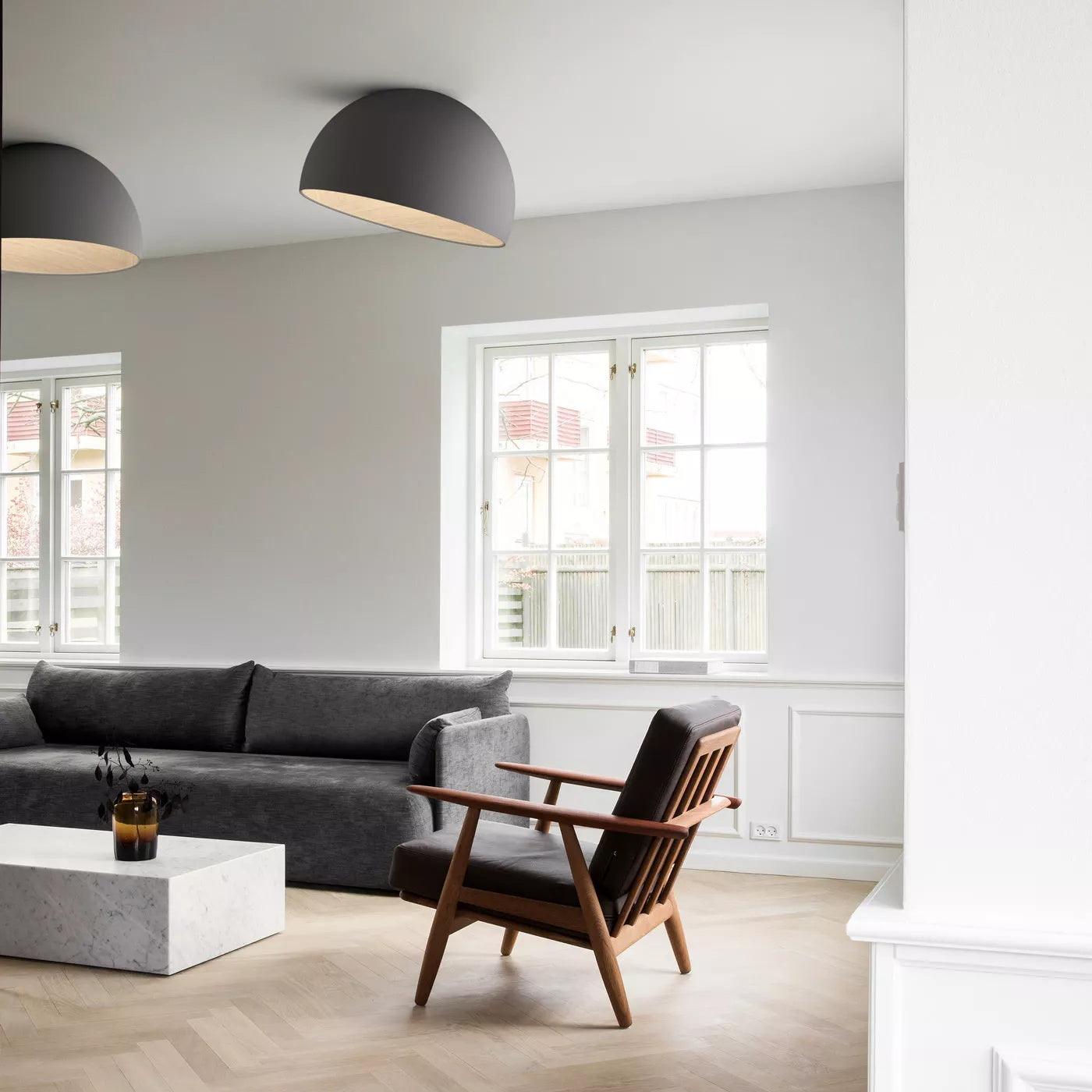 Ceiling Lamp Dome Wood Interior Warm - Neutralighting