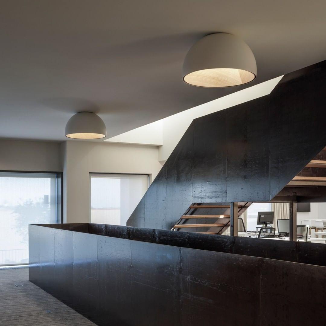 Ceiling Lamp Dome Wood Interior Warm - Neutralighting