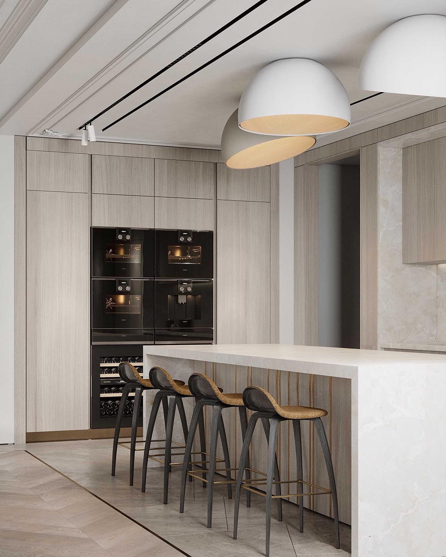 Ceiling Lamp Dome Wood Interior Warm - Neutralighting