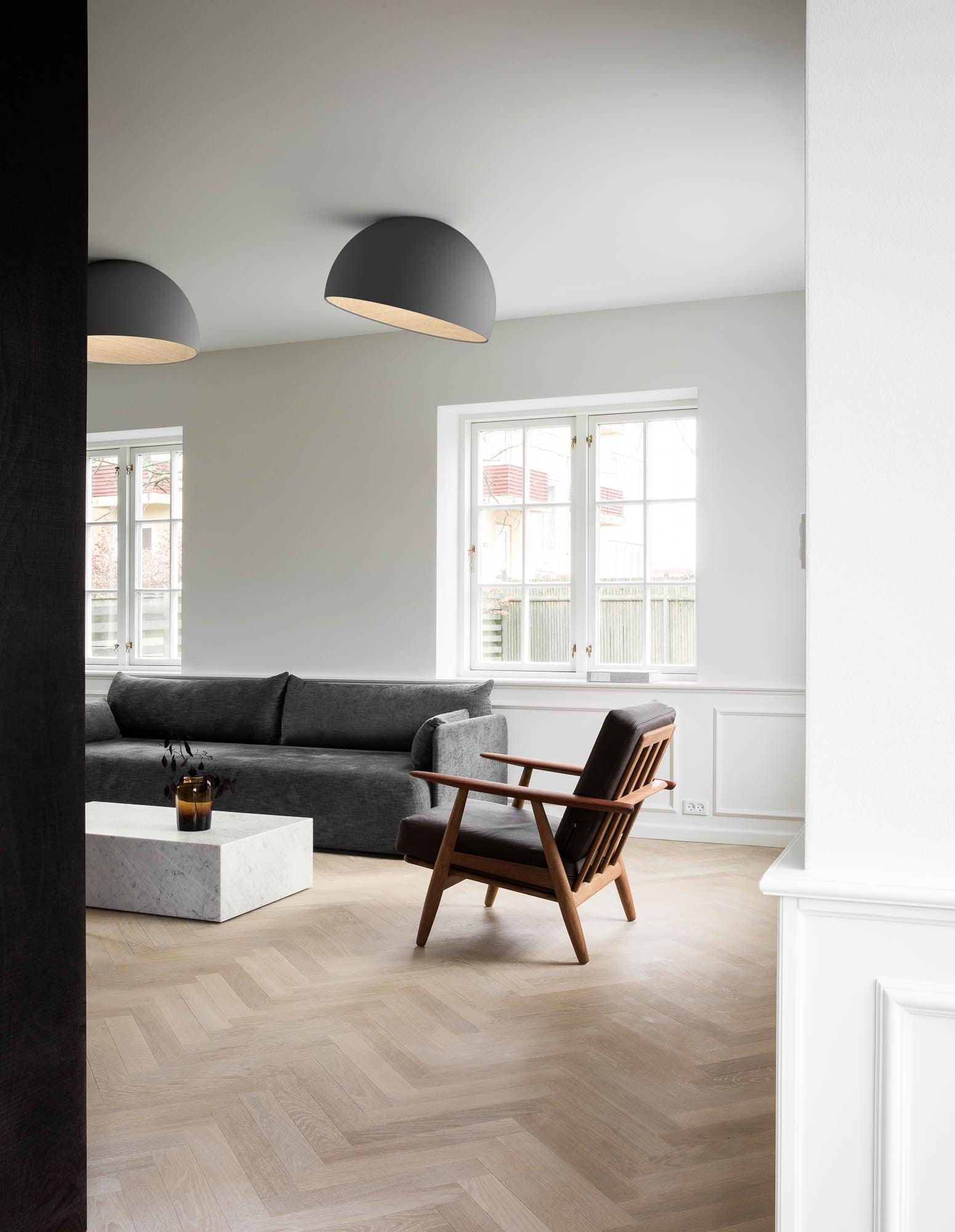 Ceiling Lamp Dome Wood Interior Warm - Neutralighting