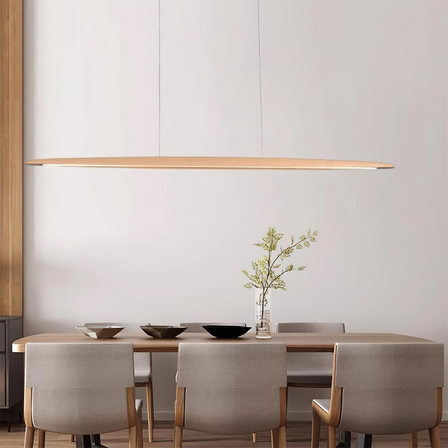 Duvane Minimalist Wooden LED Pendant Light - Neutralighting