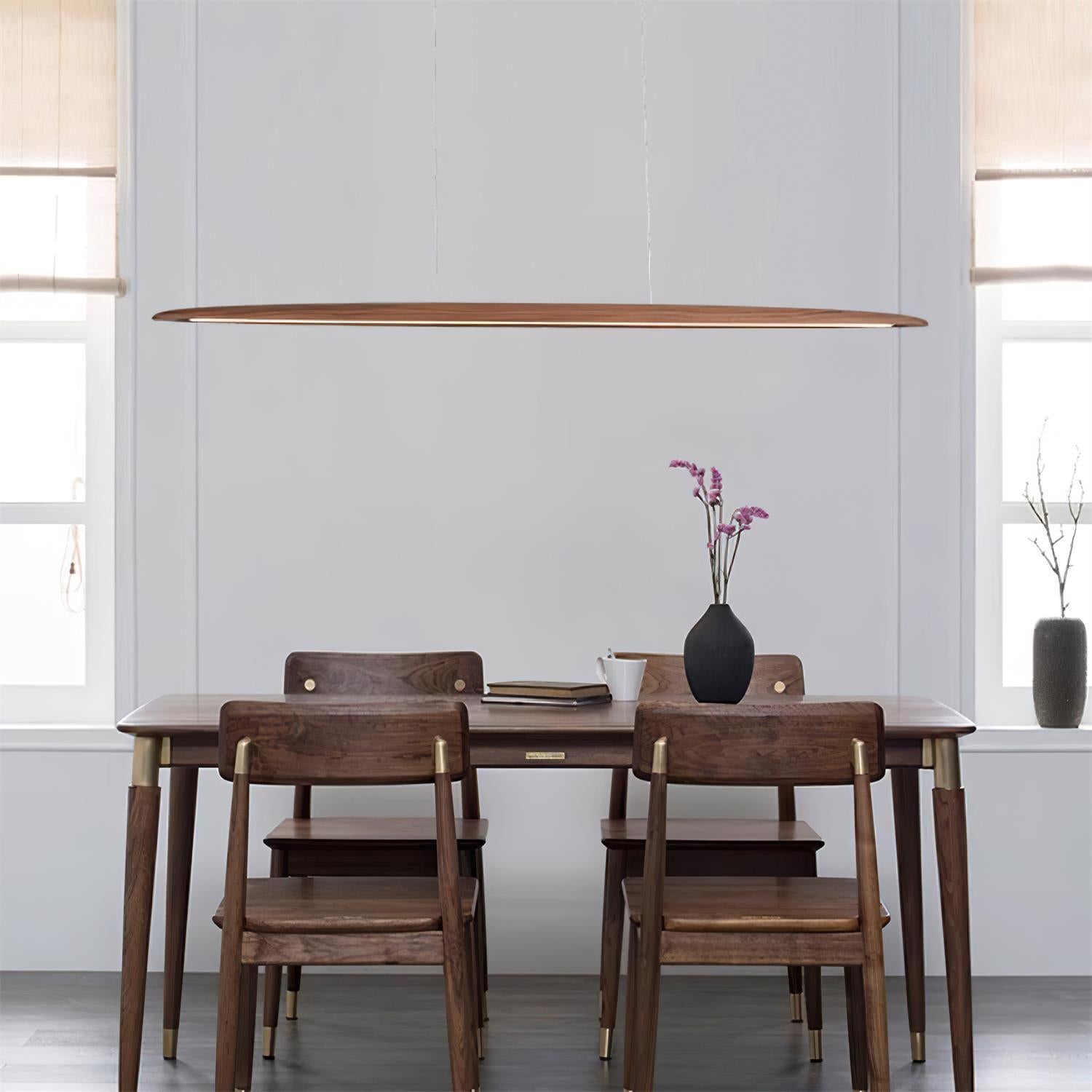 Duvane Minimalist Wooden LED Pendant Light - Neutralighting