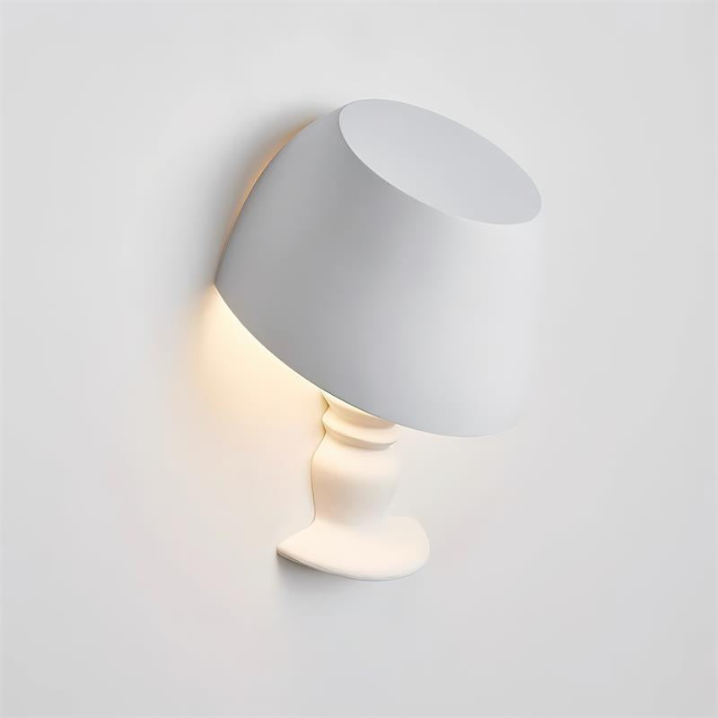 Wall Light Sculptural Plaster Form Uplighting Ambient Minimalist - Neutralighting