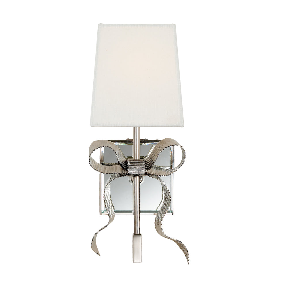 Ribelle Black Shade Wall Sconce with Gold Bow Accent - Neutralighting