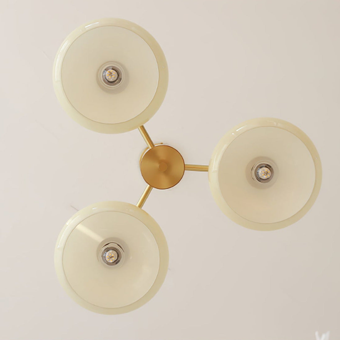 Candy Glass Persimmon Chandeliers