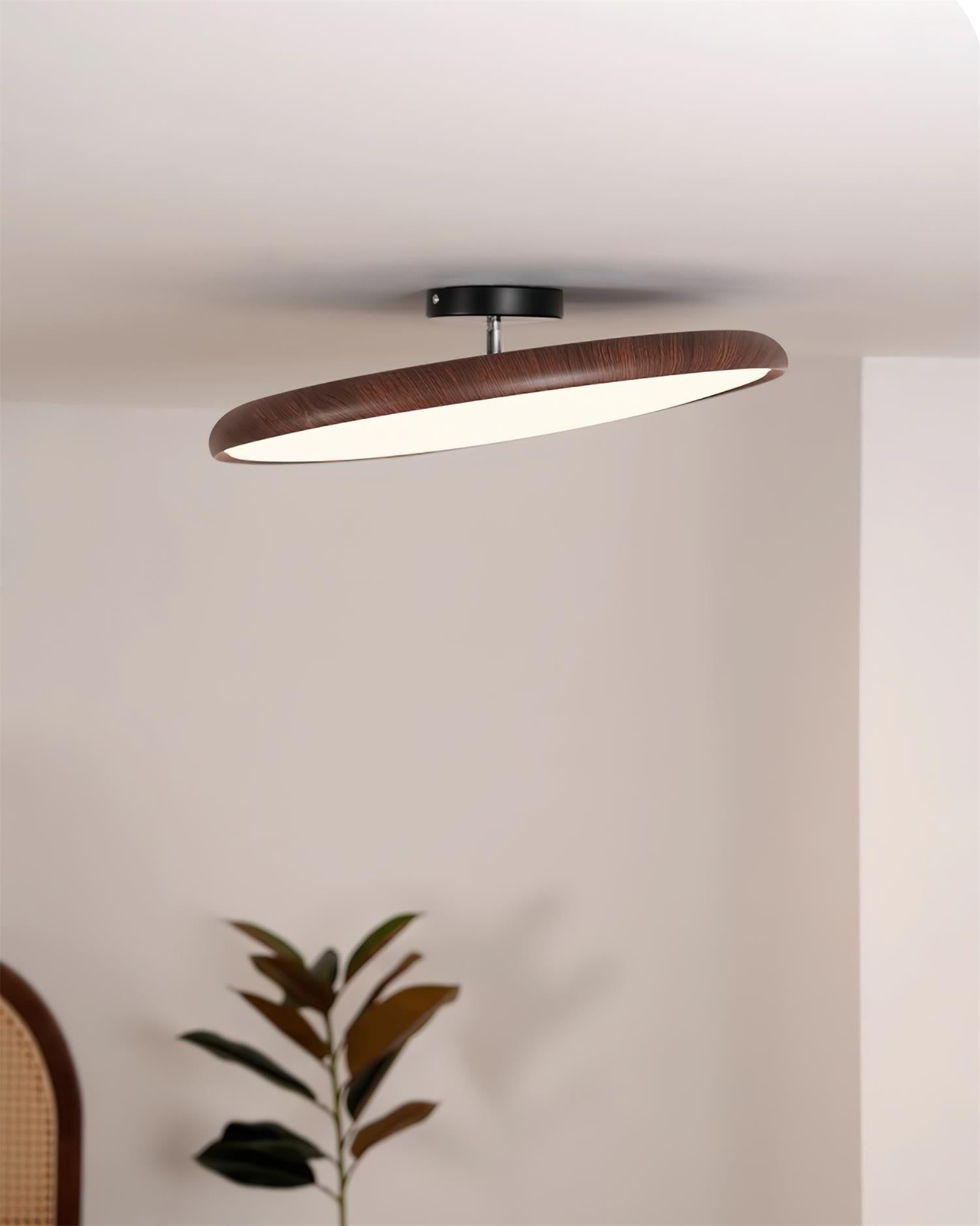 Cavelo Oval Semi-Flush Ceiling Light - Neutralighting