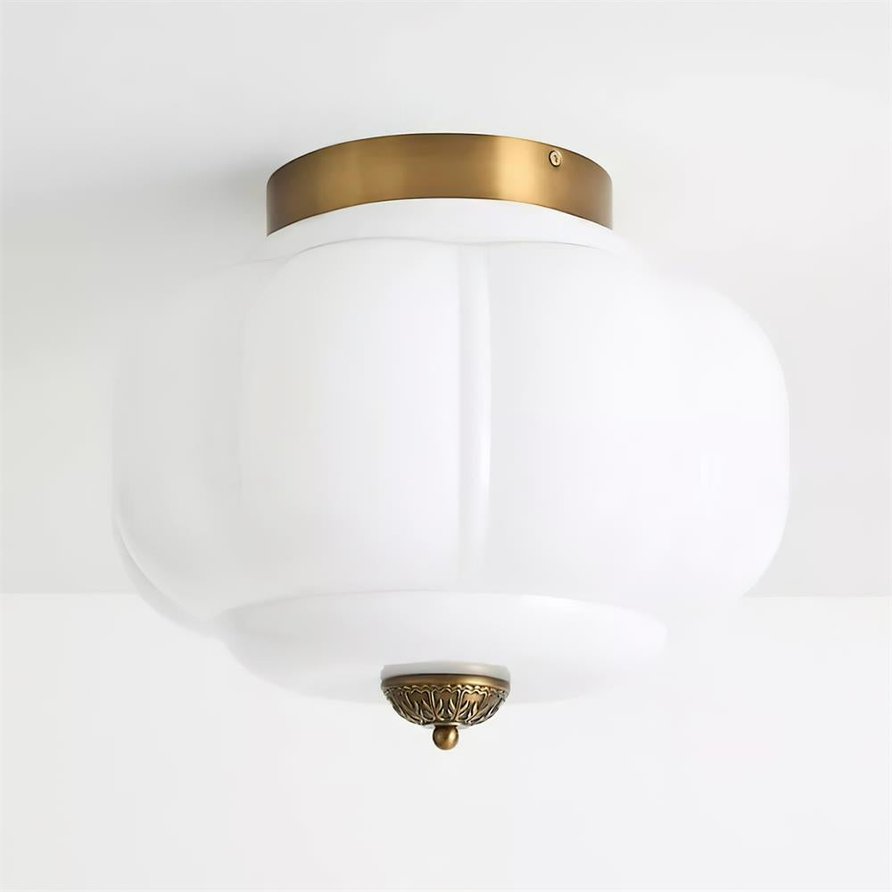 Elyra Green Glass Ceiling Lamp - Neutralighting