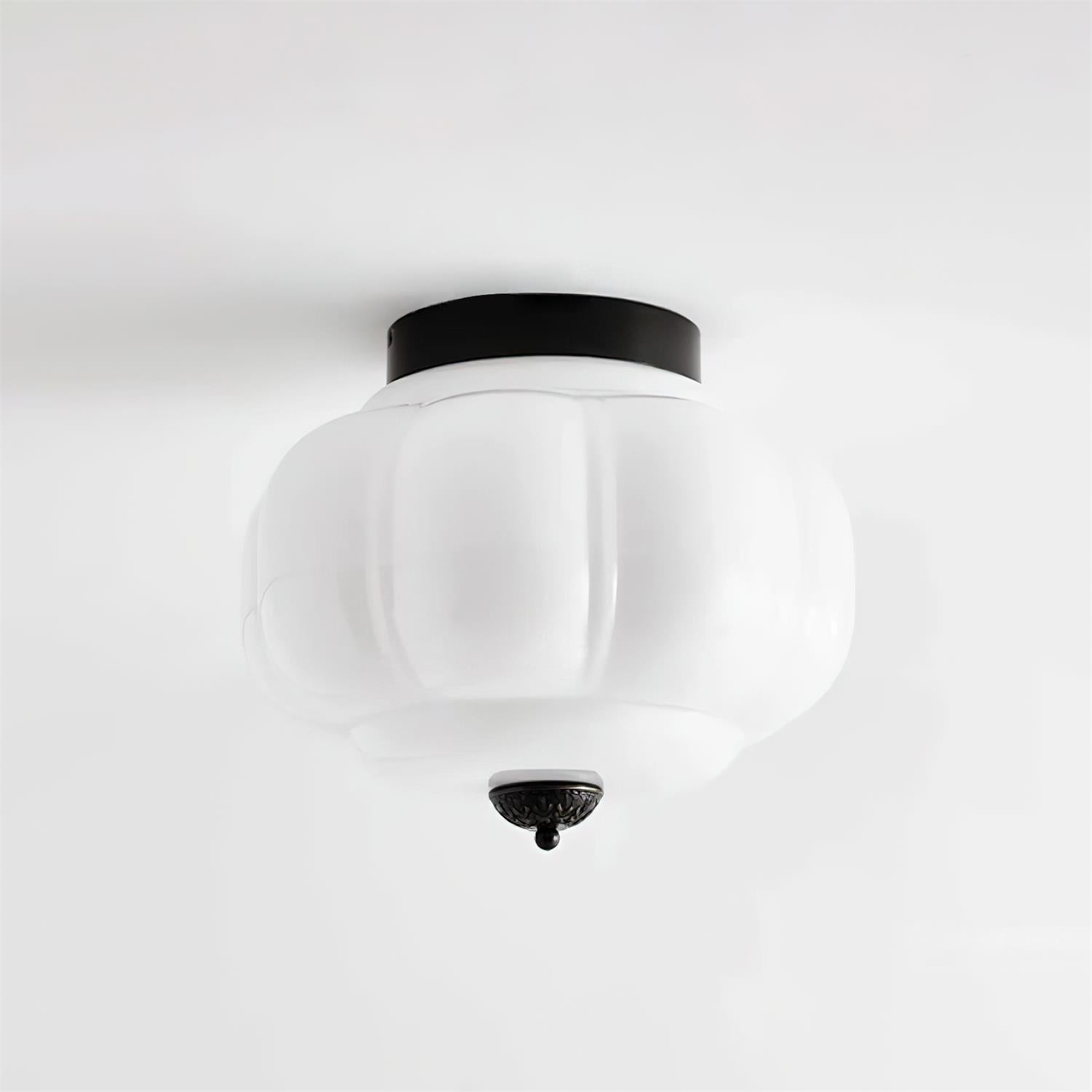 Elyra Green Glass Ceiling Lamp - Neutralighting