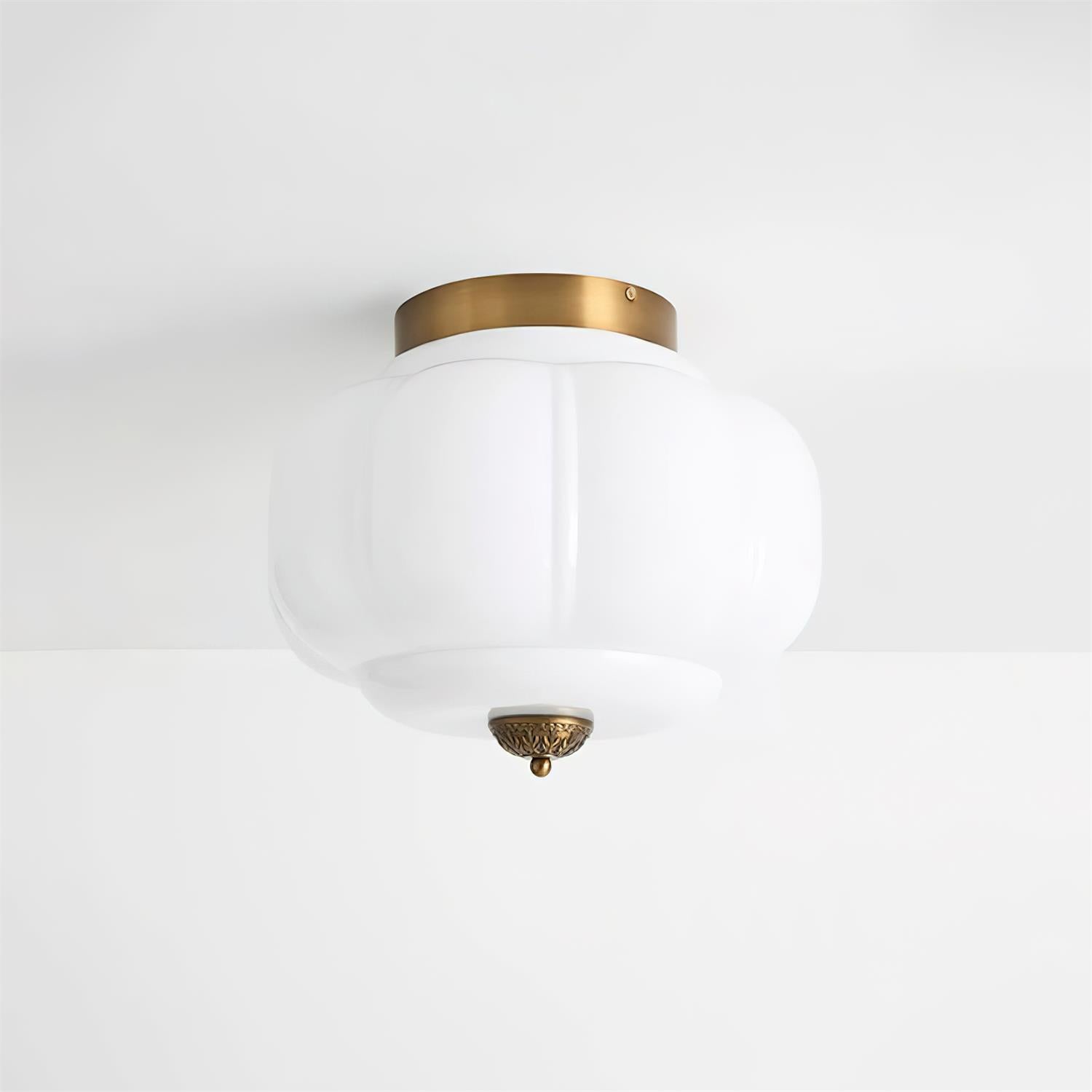 Elyra Green Glass Ceiling Lamp - Neutralighting