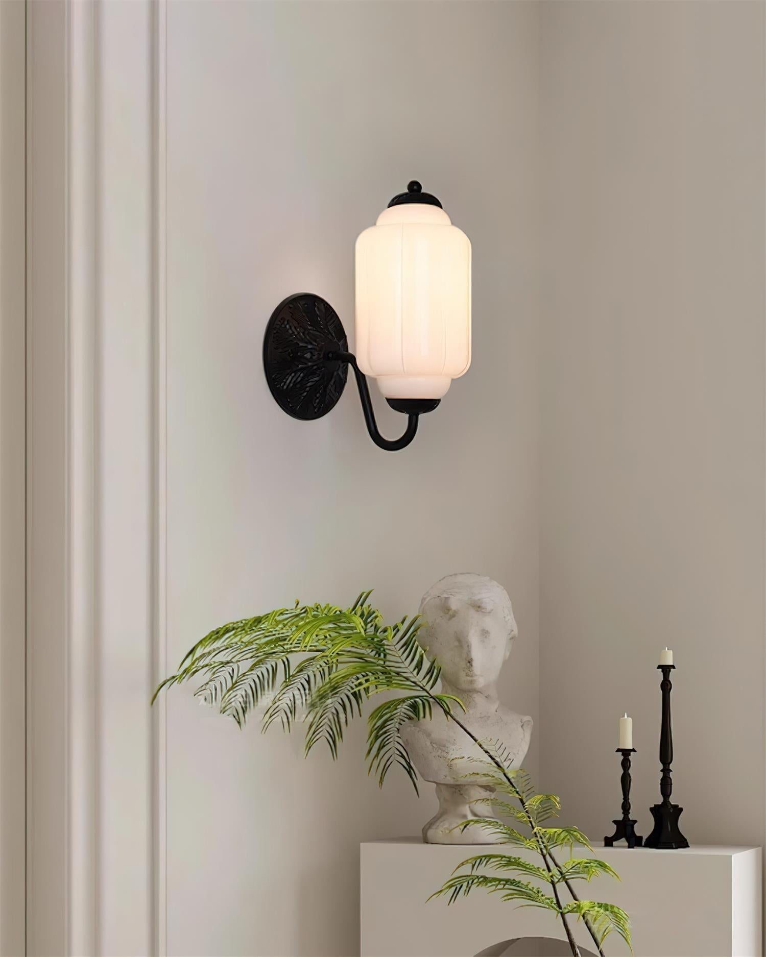 Melvane Vintage Pink Glass Wall Sconce - Neutralighting