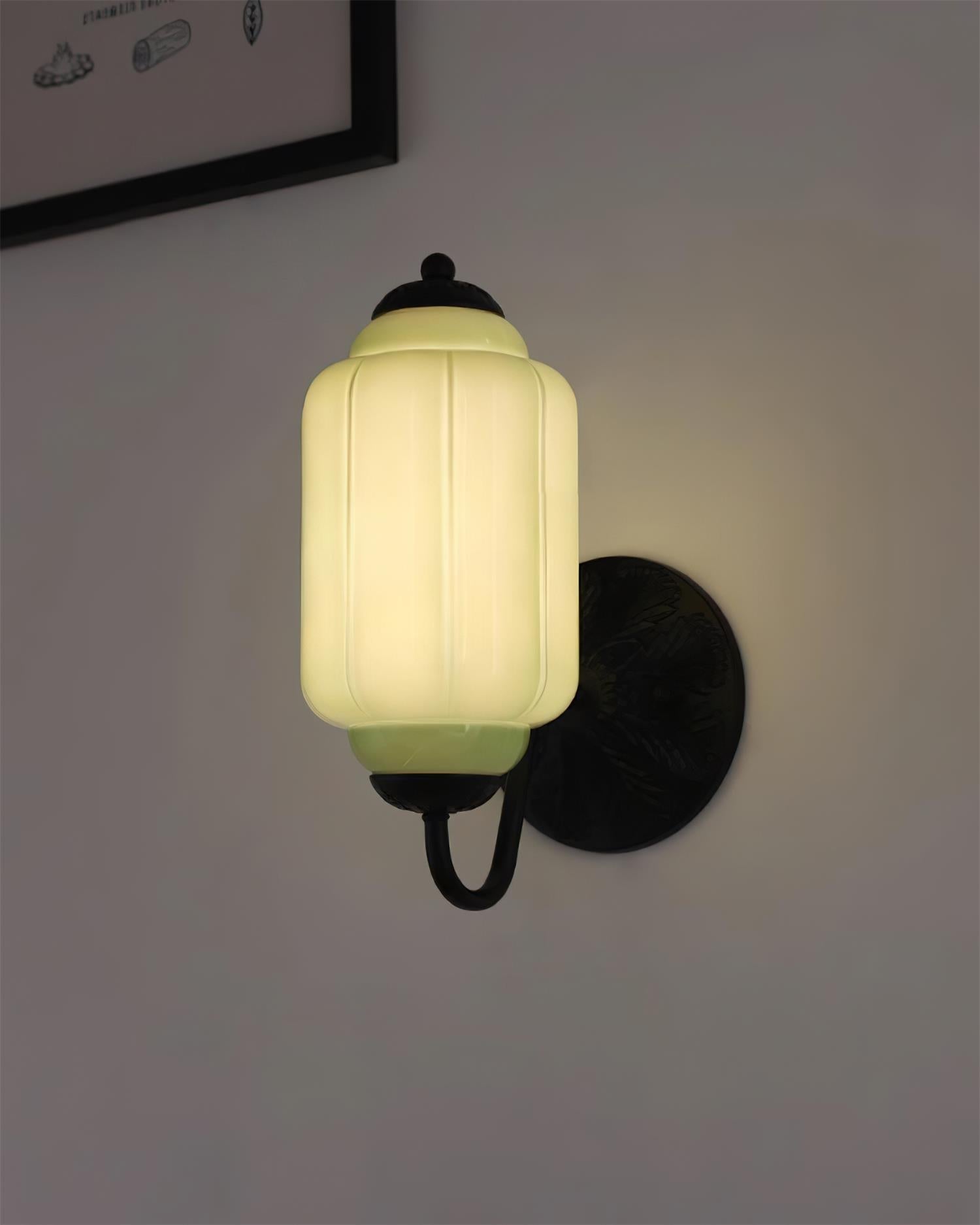 Melvane Vintage Pink Glass Wall Sconce - Neutralighting