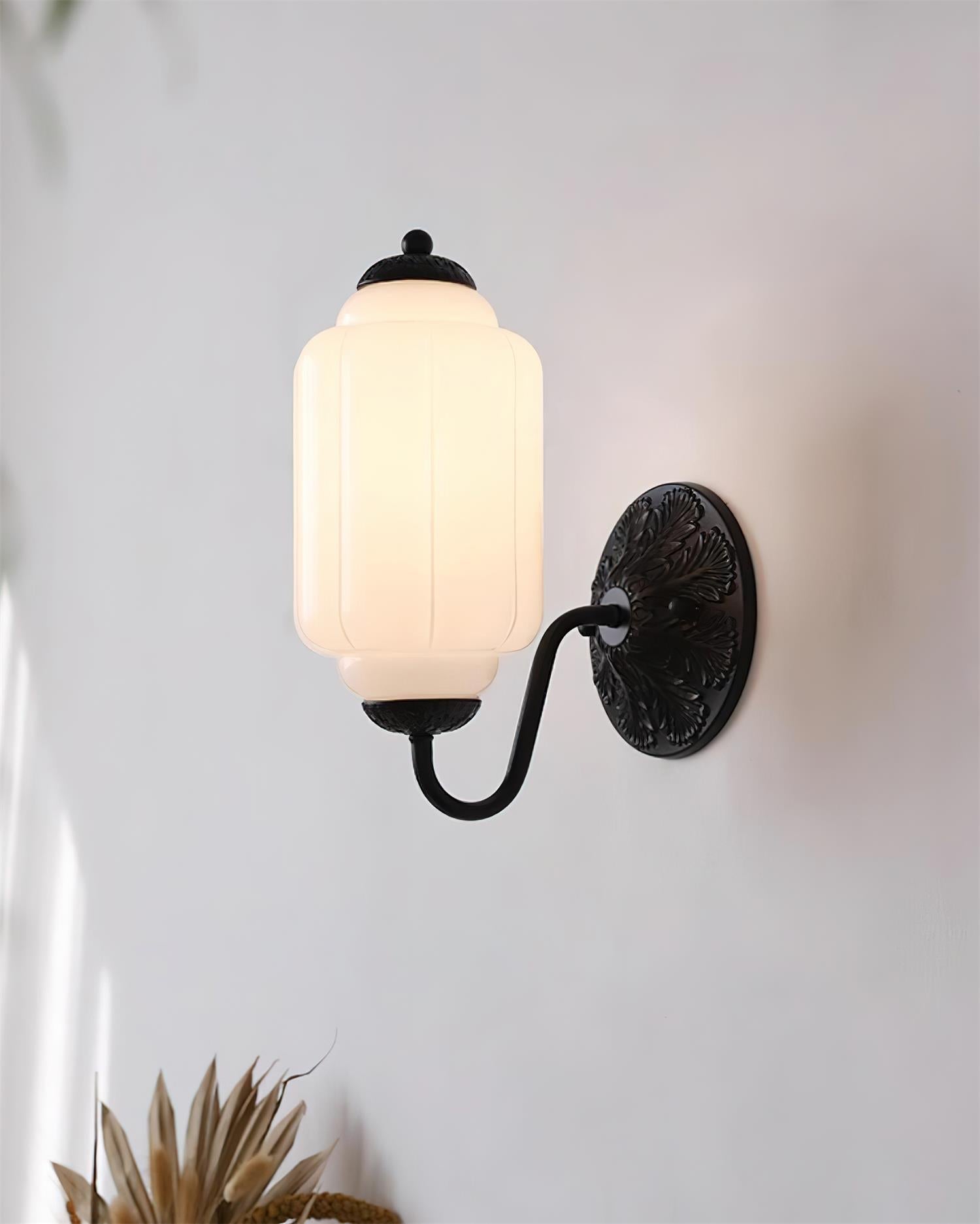 Melvane Vintage Pink Glass Wall Sconce - Neutralighting