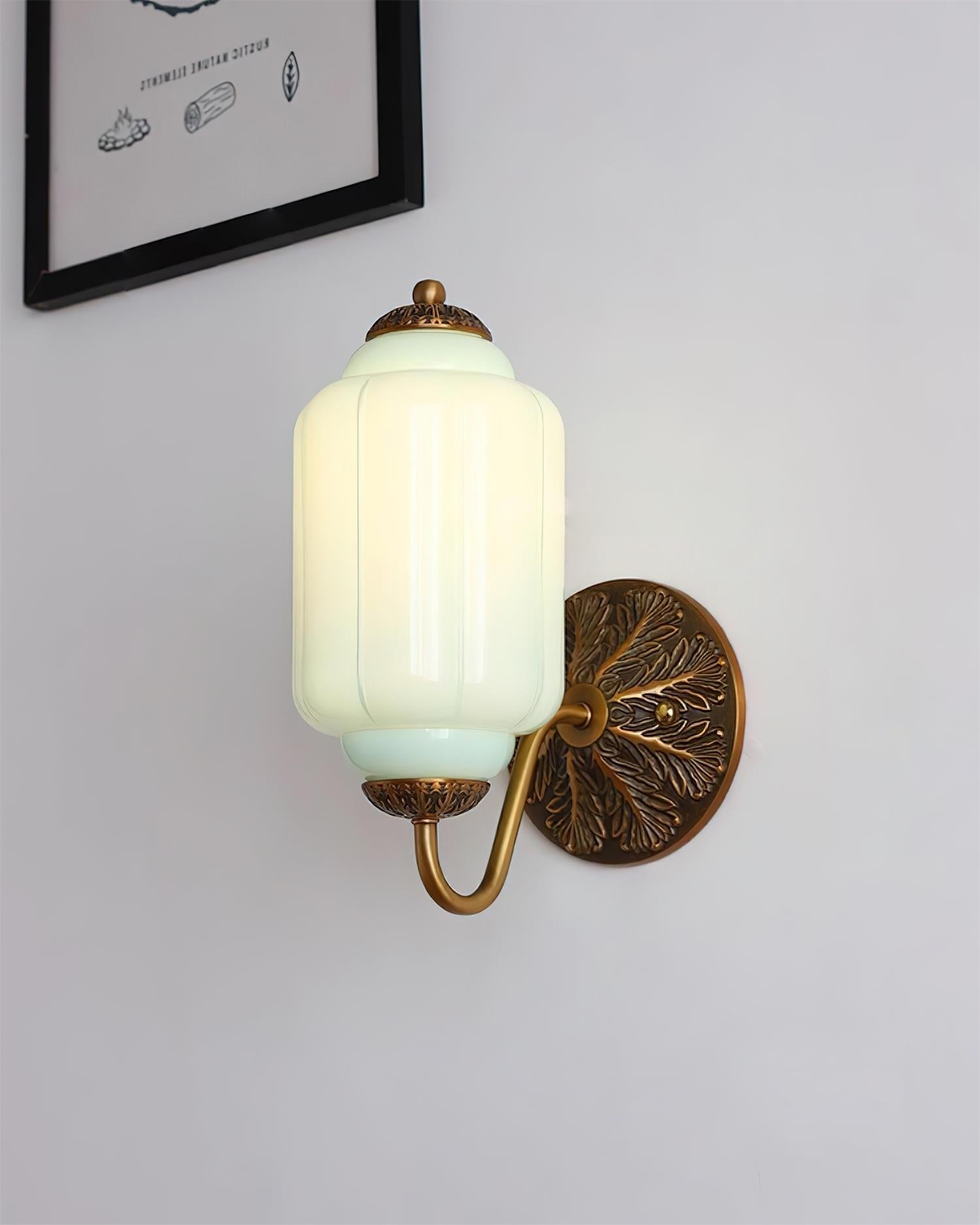 Melvane Vintage Pink Glass Wall Sconce - Neutralighting