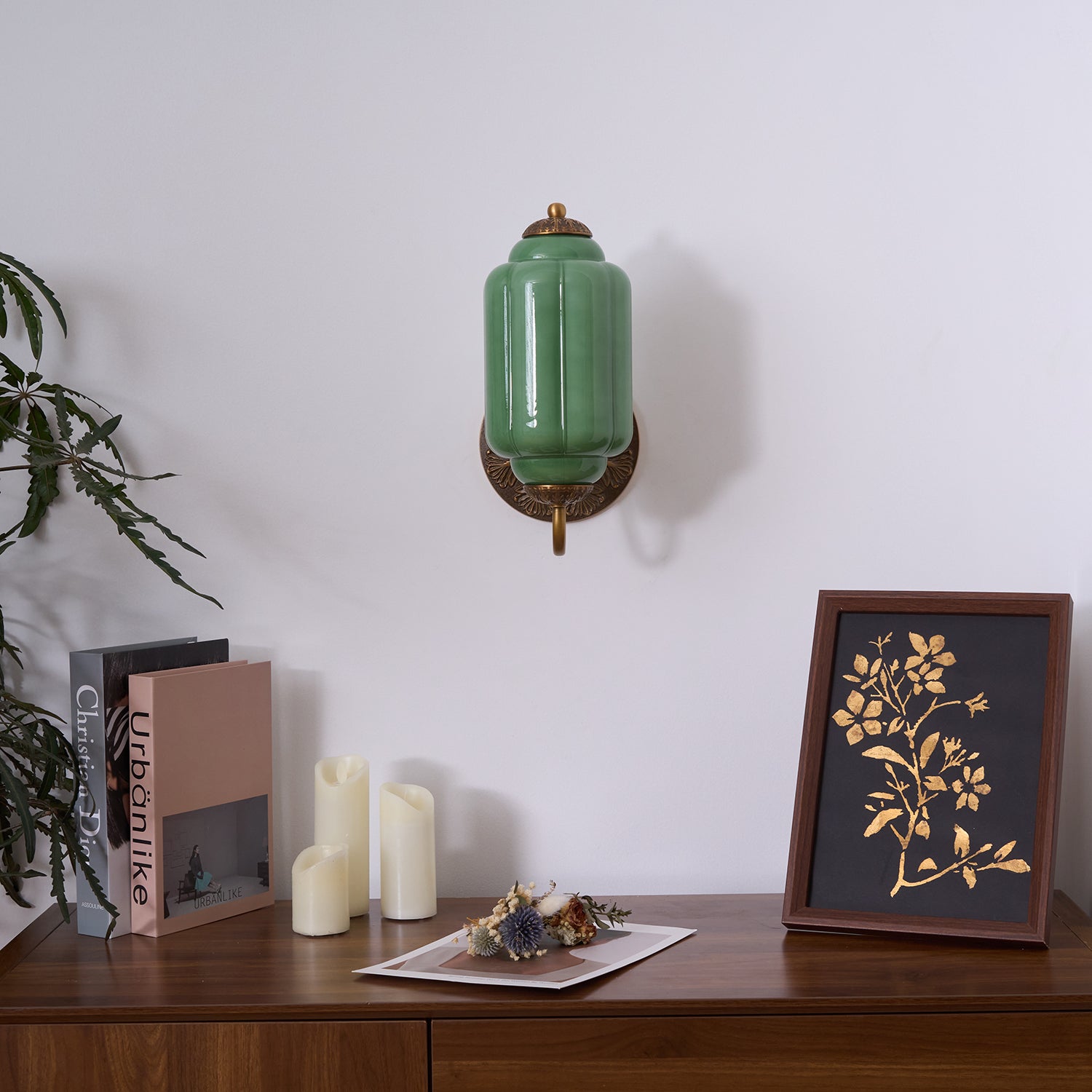 Melvane Vintage Pink Glass Wall Sconce - Neutralighting