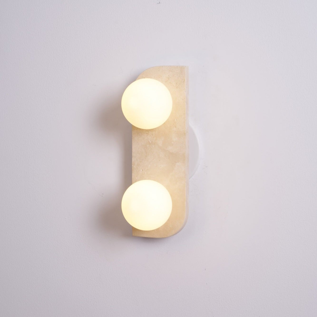 Alsilis Minimalist Travertine Wall Light - Neutralighting